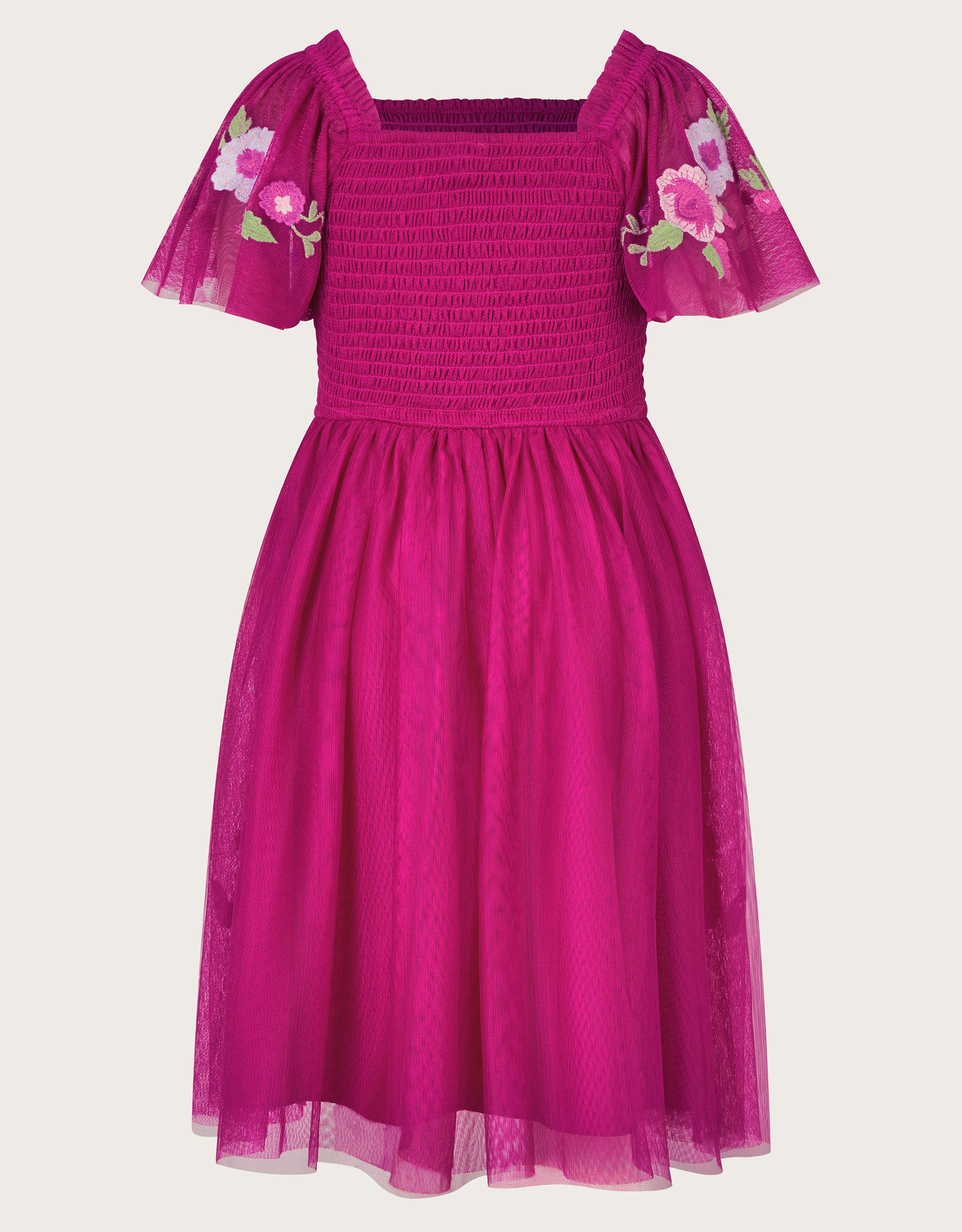 HALJINA - APRIL SHIRRED EMBROIDERED