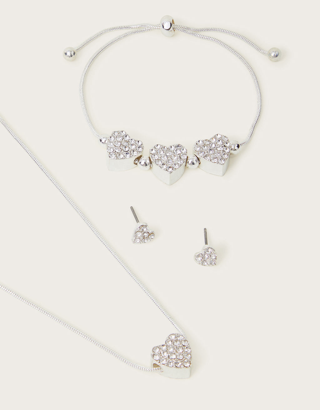 SET NAKITA - DIAMONTE HEART JWL SET
