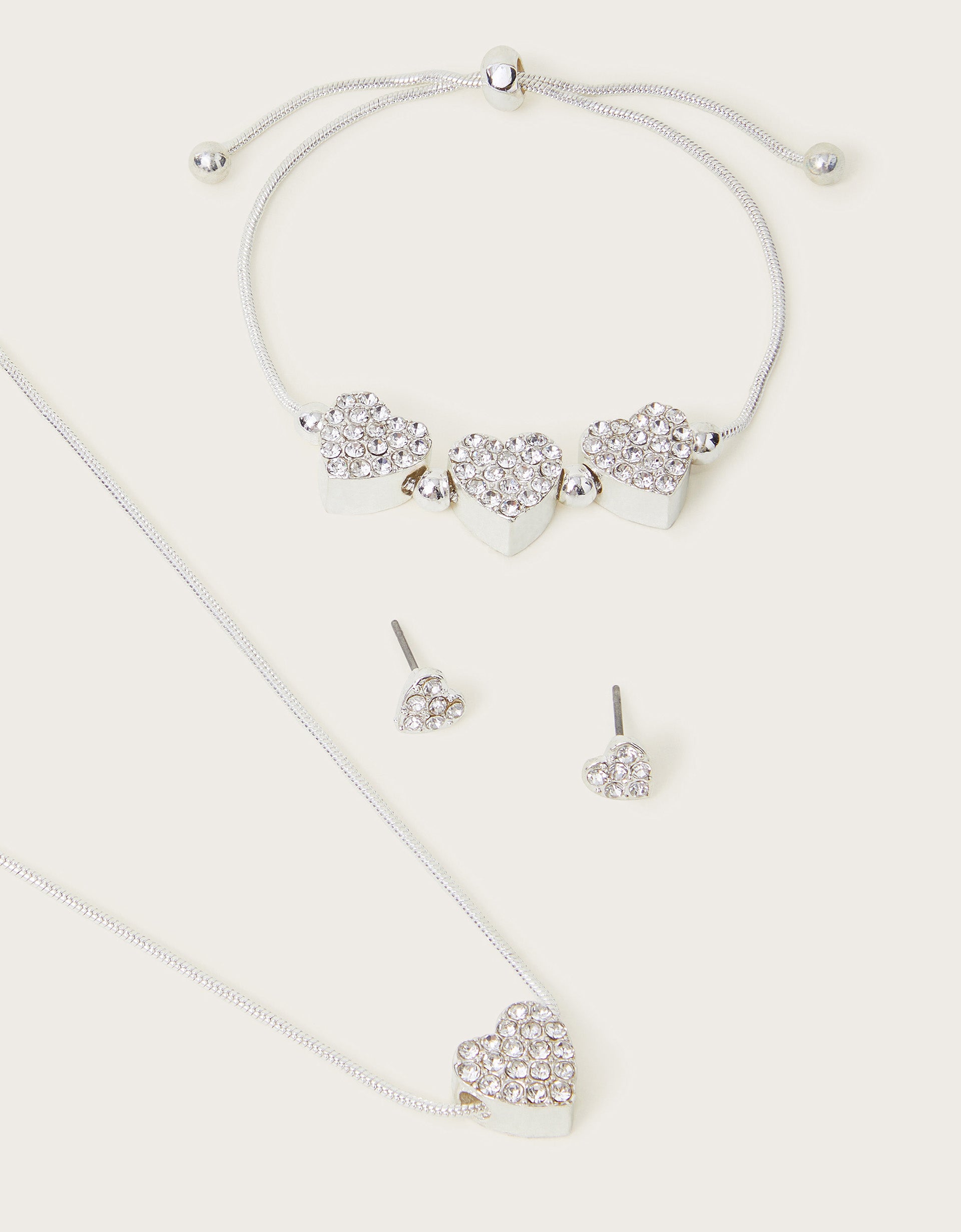 SET NAKITA - DIAMONTE HEART JWL SET