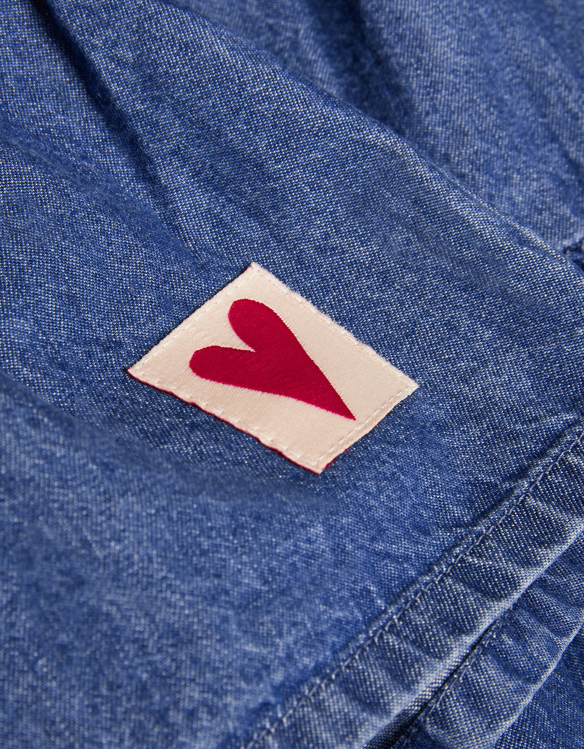 SUKNJA - FRILL DENIM SKIRT