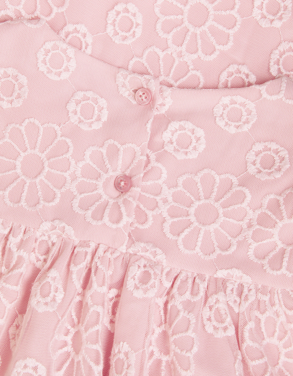 HALJINA - PINK 3D EMB DRESS