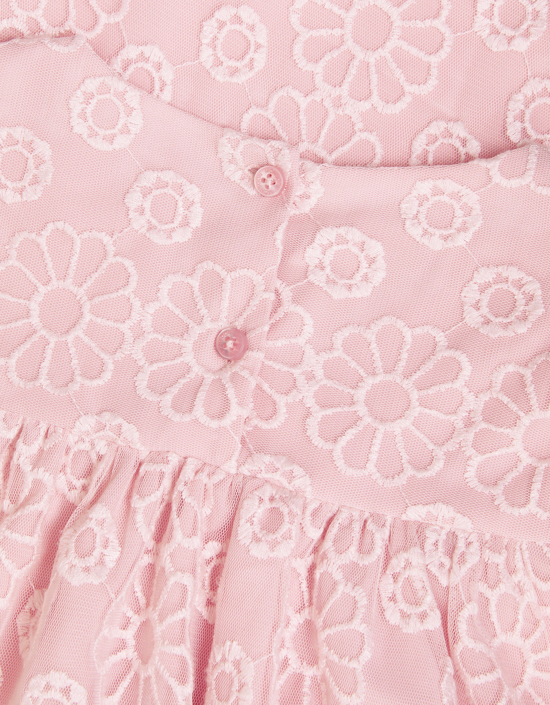 HALJINA - PINK 3D EMB DRESS