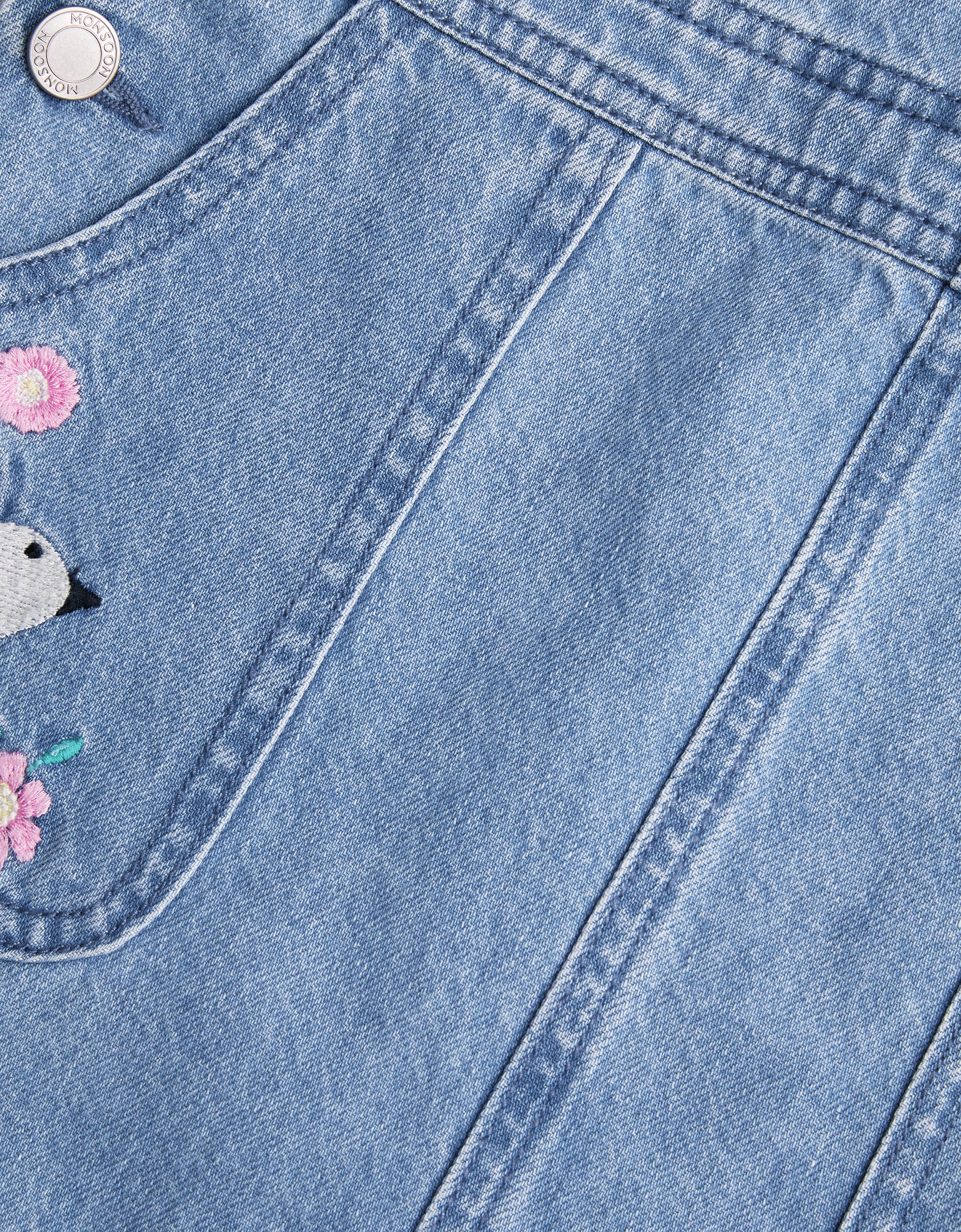 HALJINA - DENIM DUNGAREE PINNIE