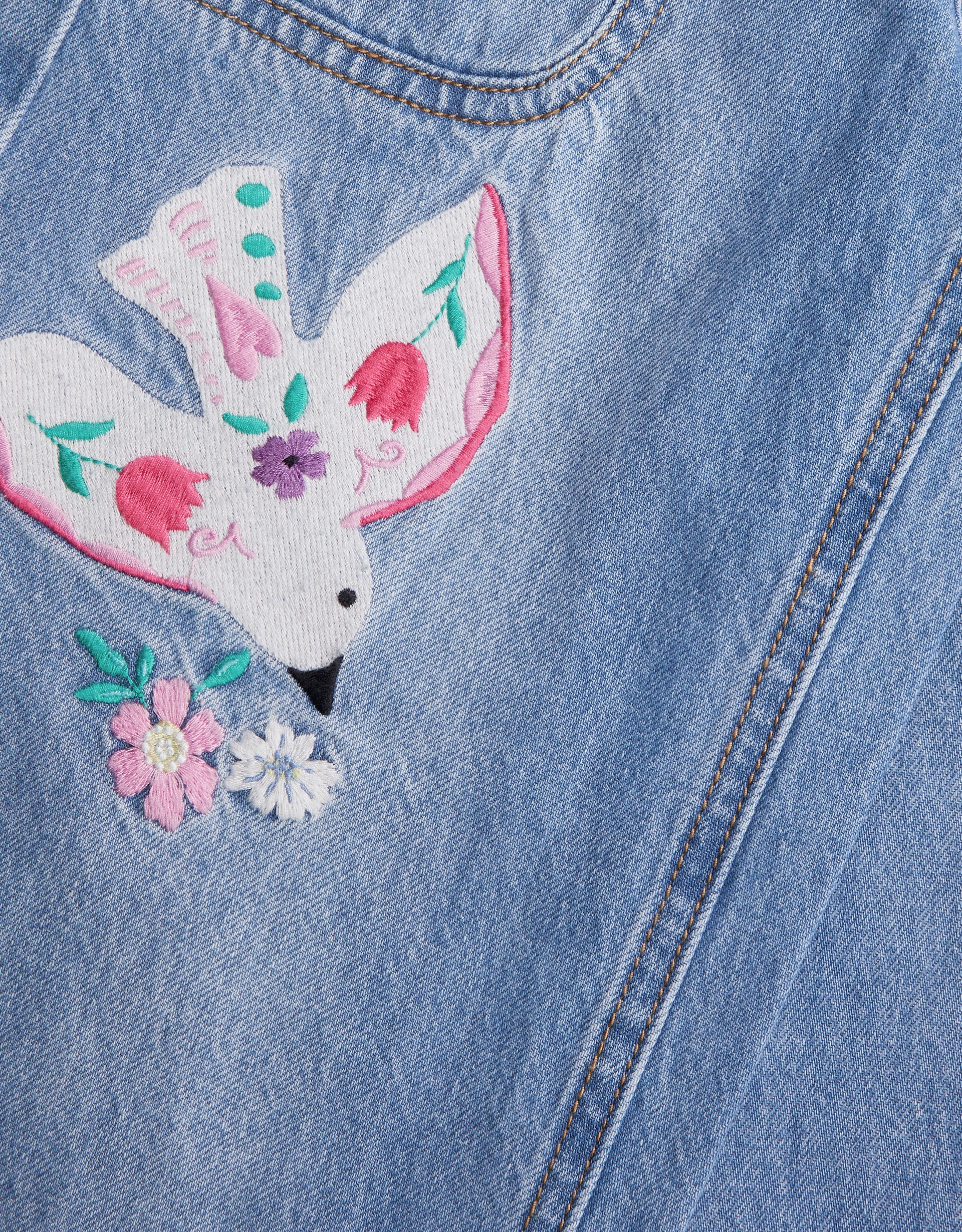 FARMERKE - DENIM JEANS APPLIQUE DOVE