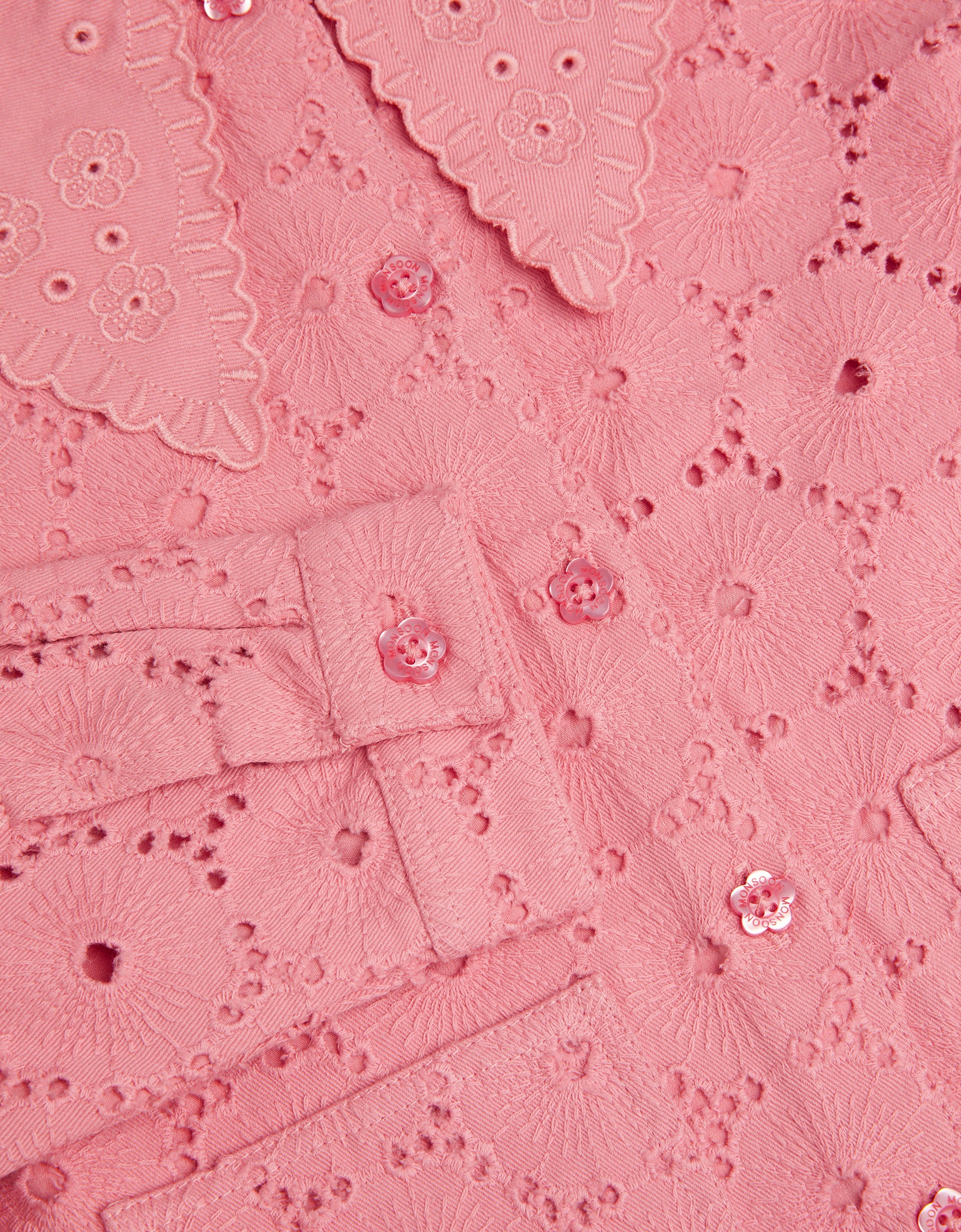 JAKNA - BRODERIE COLLAR JACKET