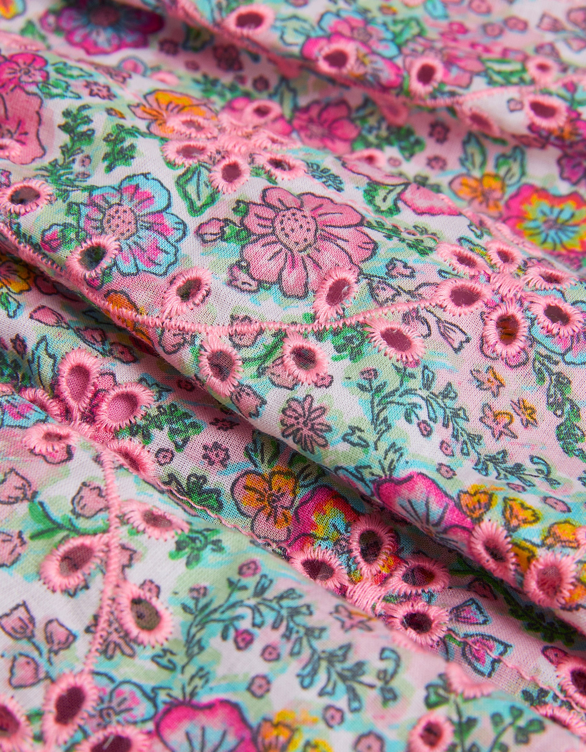 SUKNJA - BRODERIE FLORAL PRINT SKO