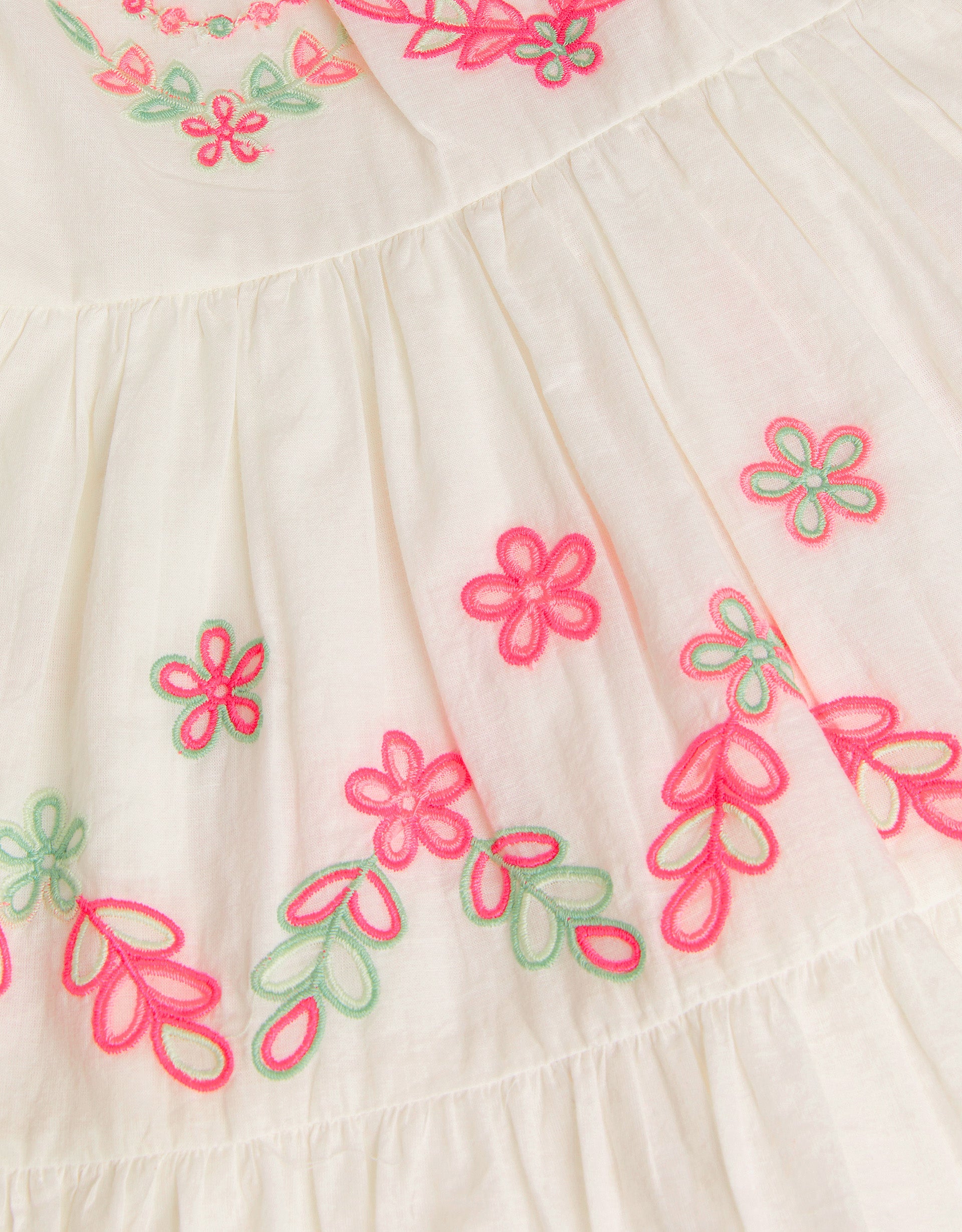 HALJINA - COLOURFUL BRODERIE DRESSS