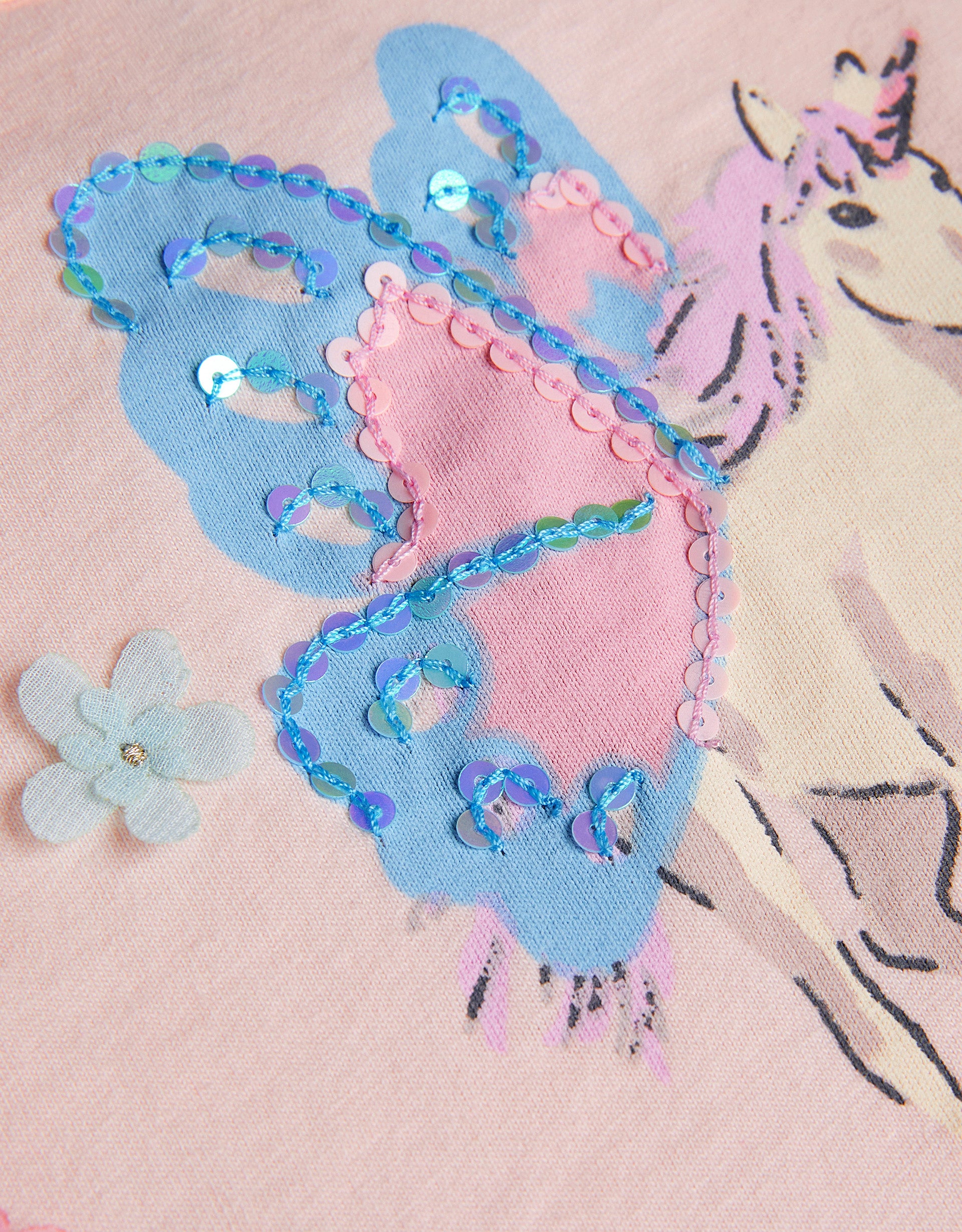 MAJICA - FLWER BFLY UNICORN TSHIRT