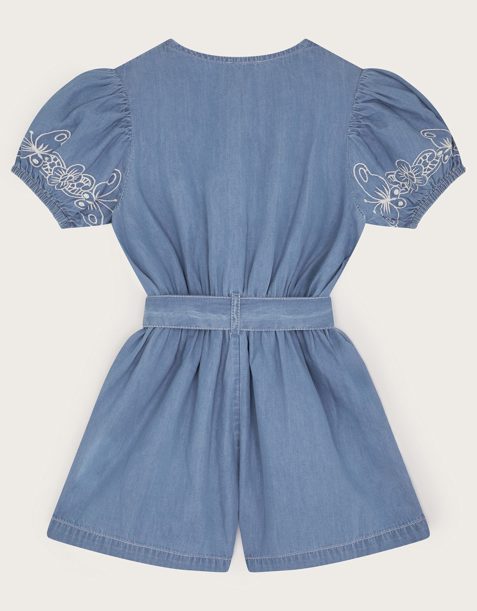 KOMBINEZON - CHAMBRAY EMB BELTED PLAYS