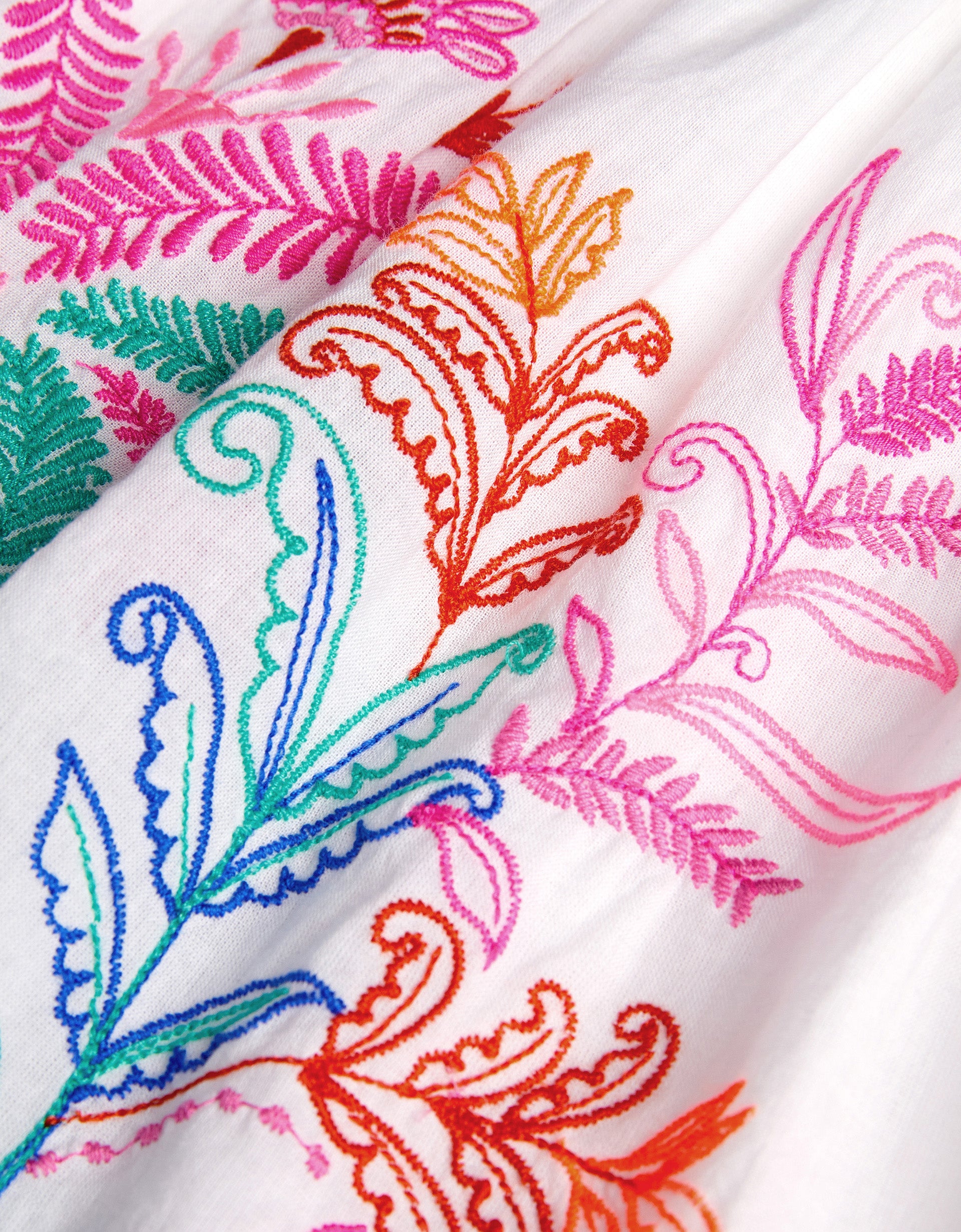 HALJINA - PALM TREE NEON EMB DRESS