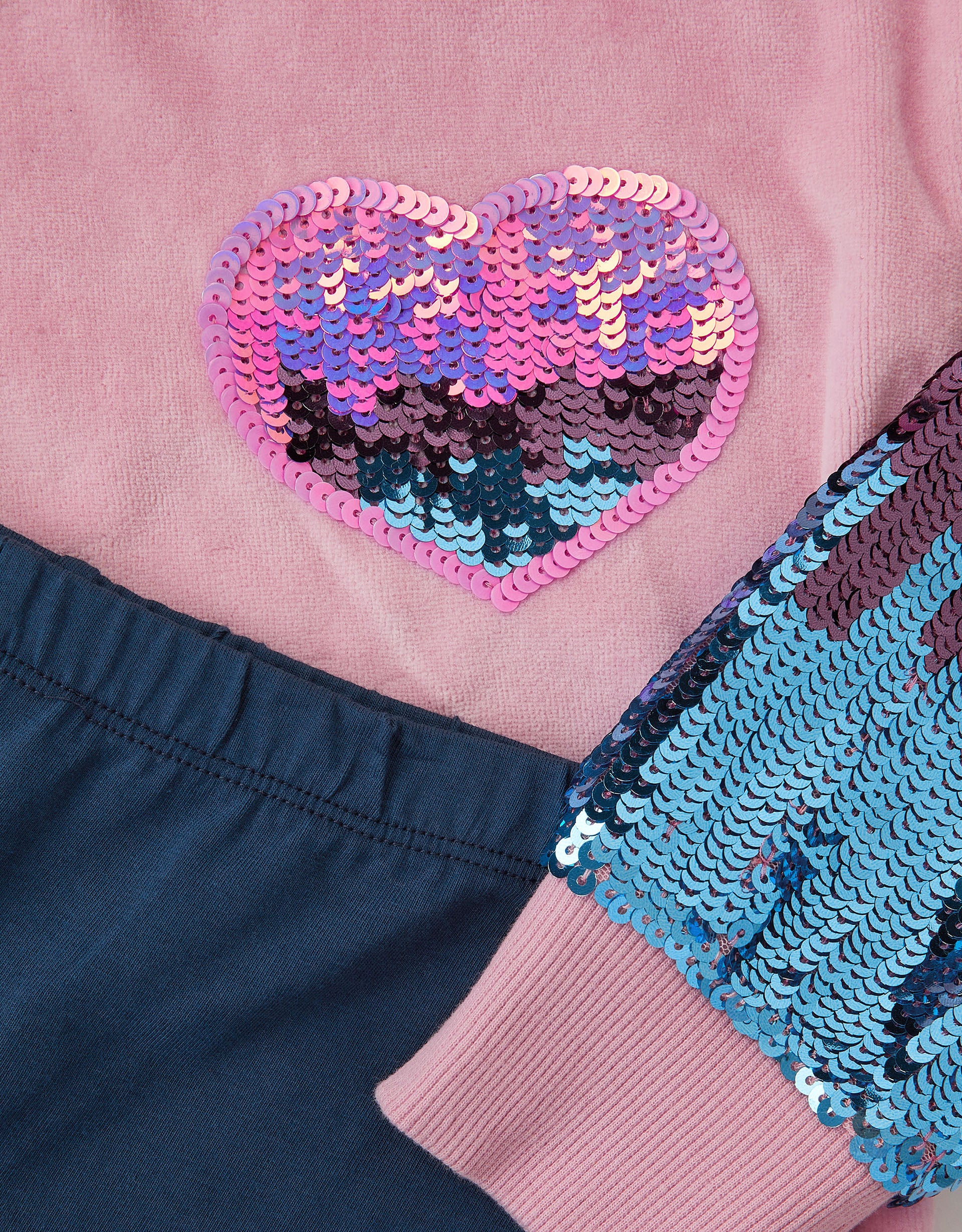 SET - VLR SEQUIN ARM HOODY/LEGG