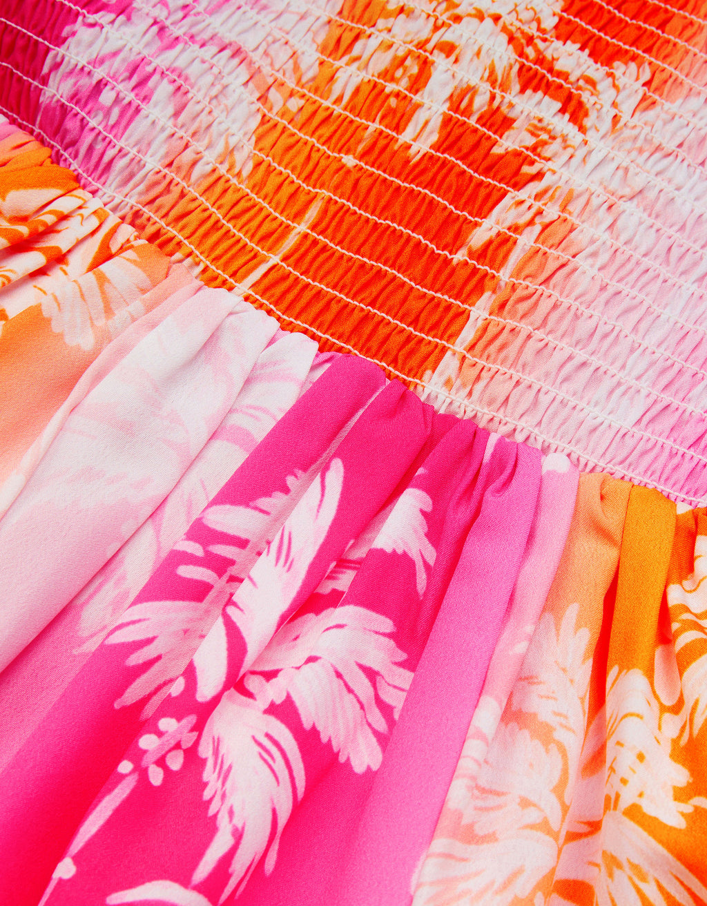 HALJINA - SUNSET OMBRE PALM SHIRRED