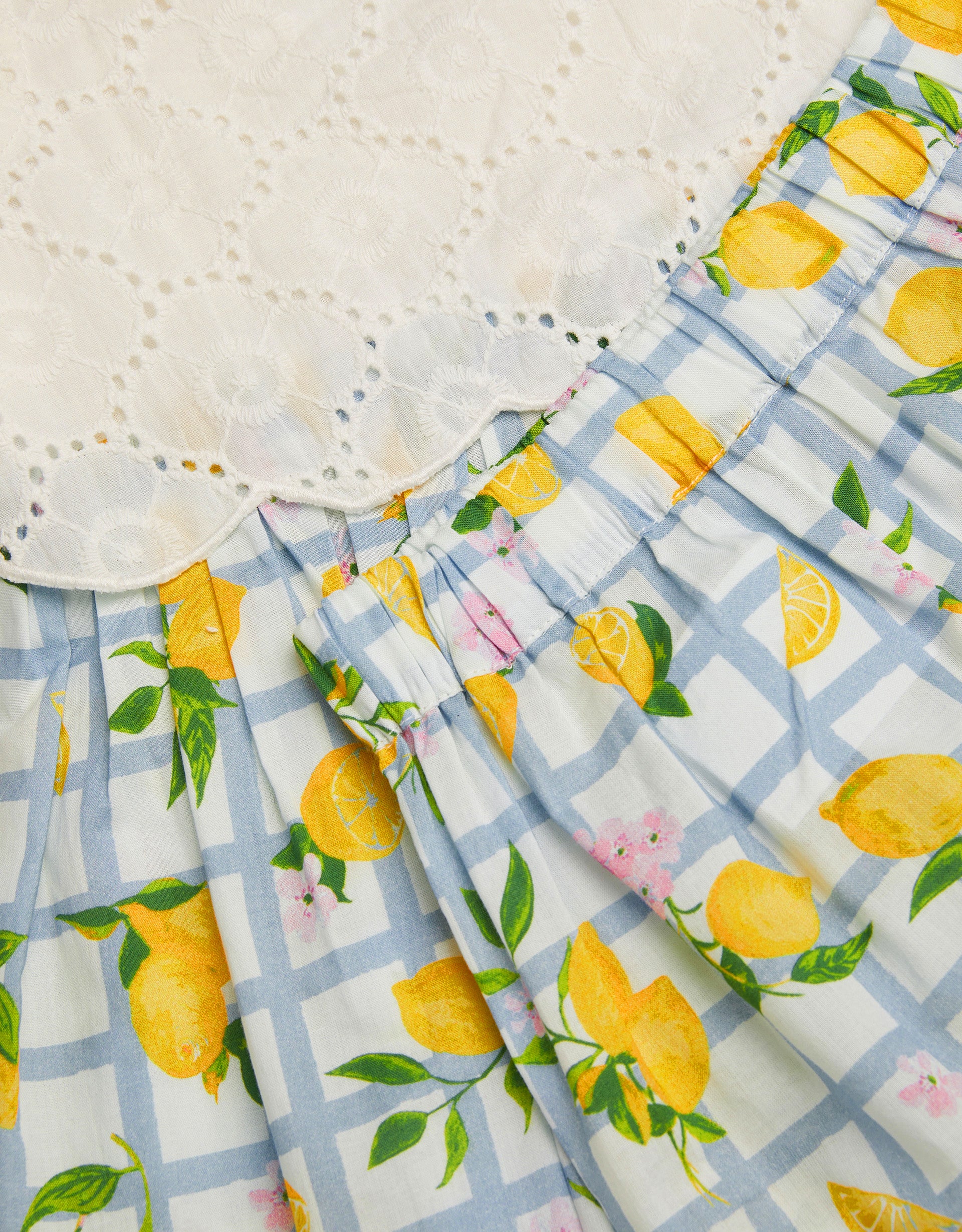 SET - BABY LEMON TILE PRINT SET