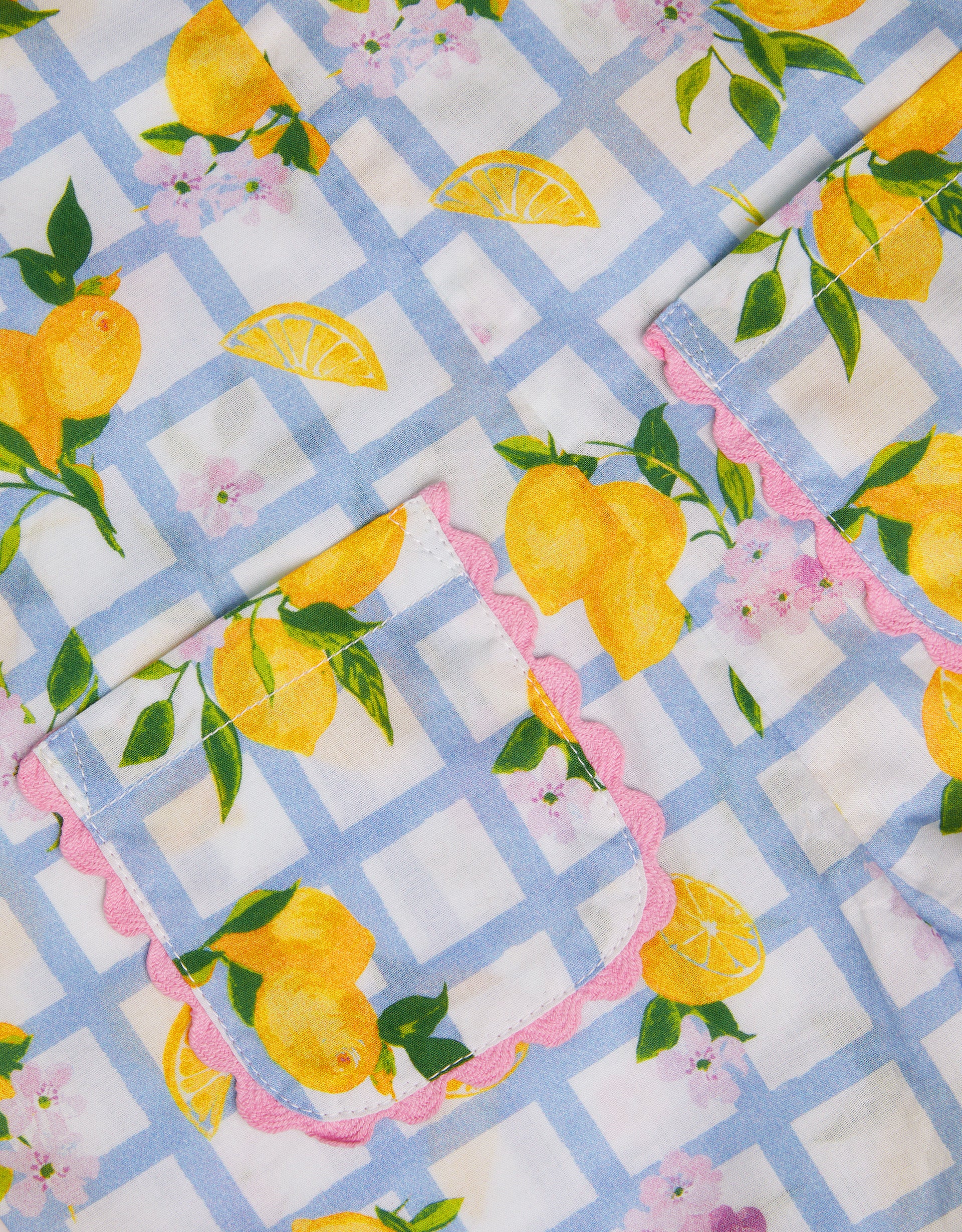 KOMBINEZON - BABY LEMON PRINT TILE ROM
