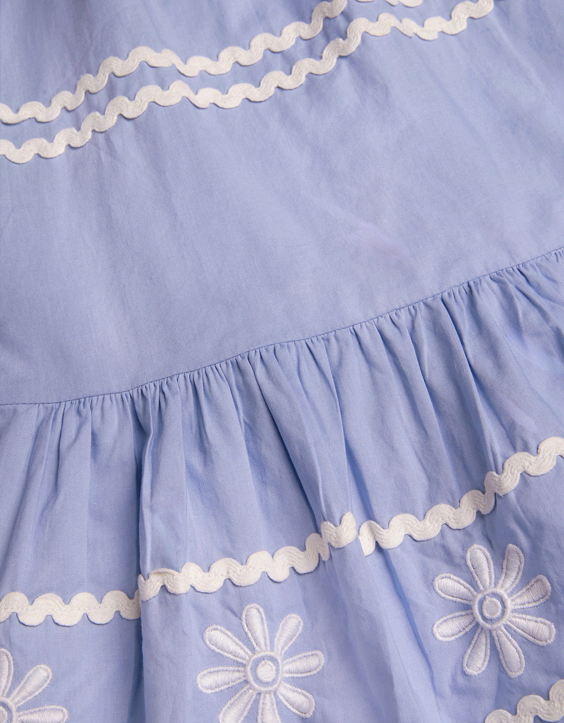 HALJINA - AMALFI BLUE RICRAC DAISY