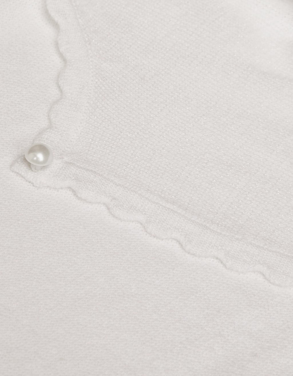 BOLERO - WHITE SHIMMER NIAMH CARDI