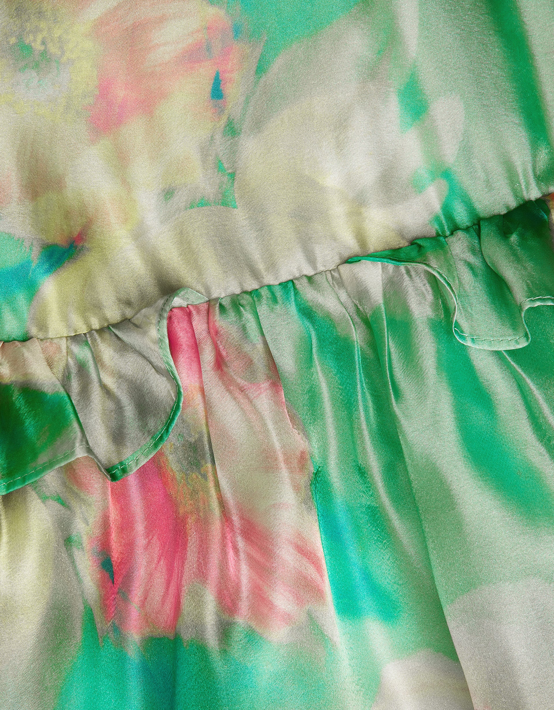 HALJINA - BLURRY FLORAL ORGANZA