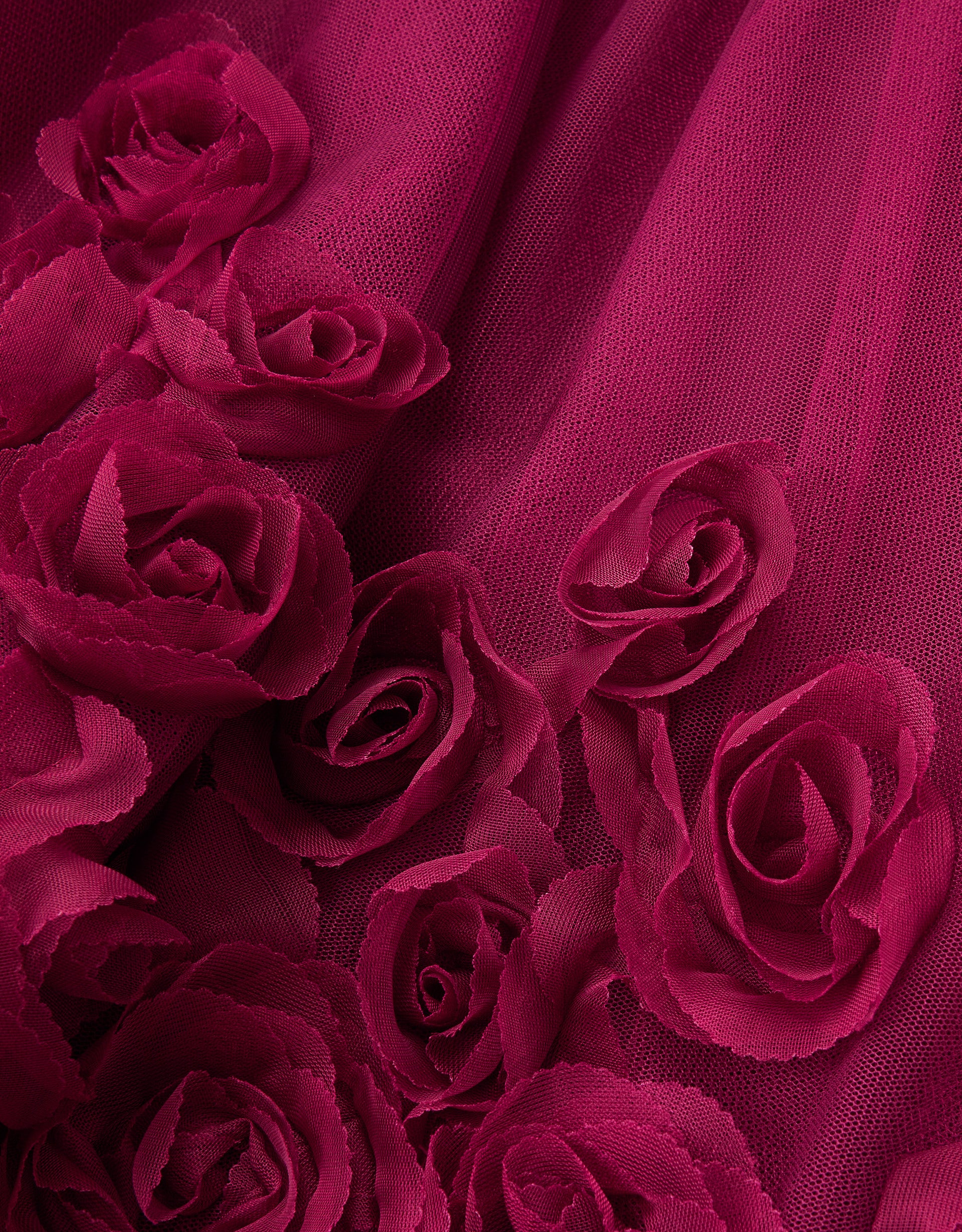 HALJINA - EDEN VELVET 3D ROSES DRES