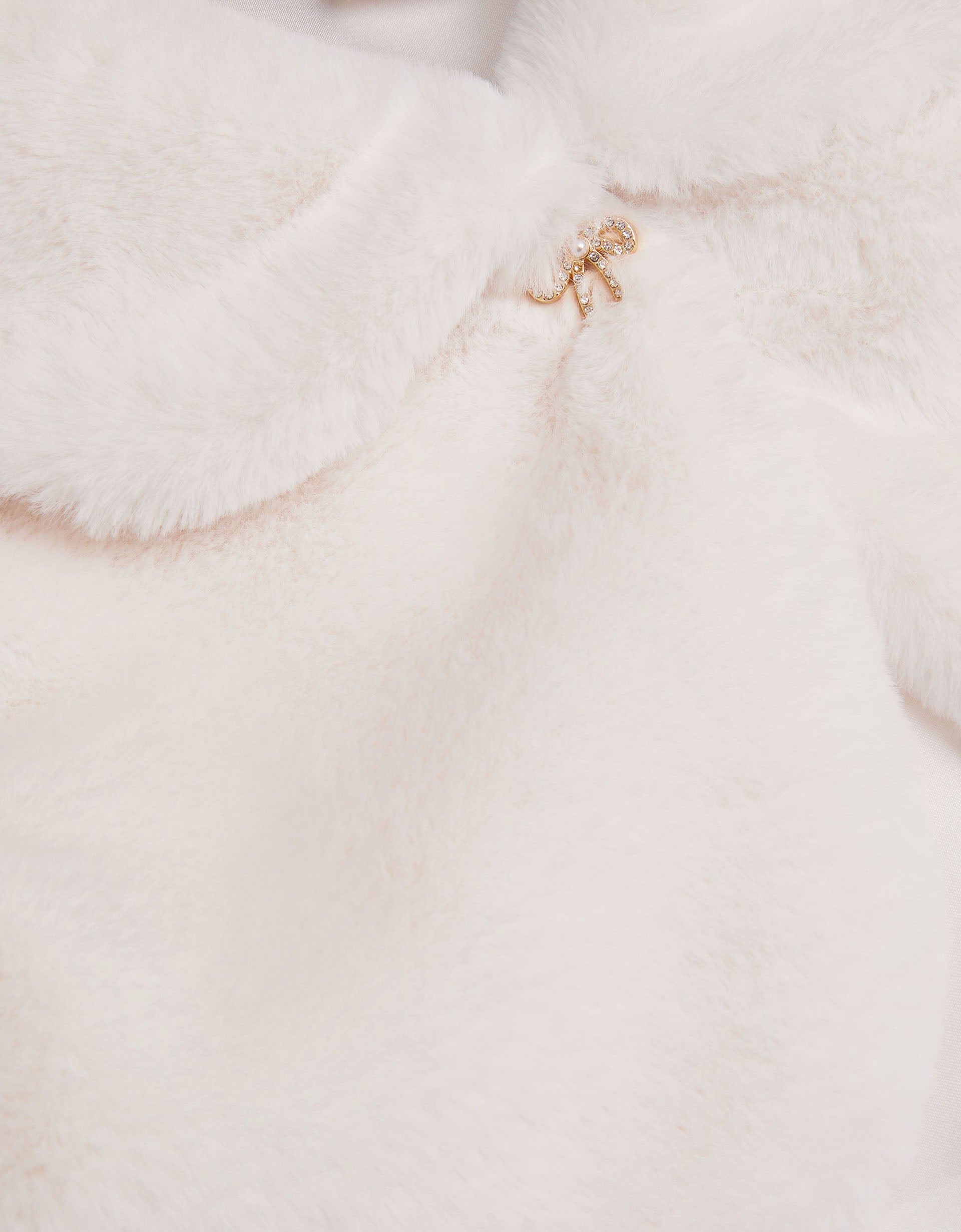 BOLERO - COLLAR FAUX FUR SHRUG