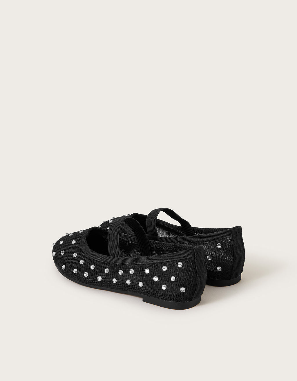 BALETANKE - DIAMANTE BLACK FLAT