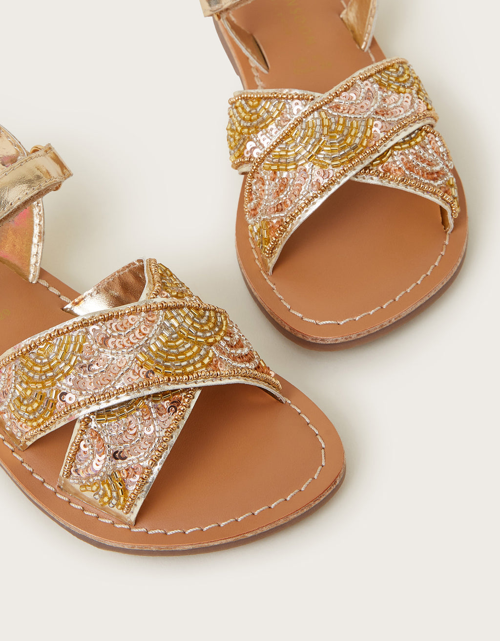 SANDALE - DECO BEADED SANDAL