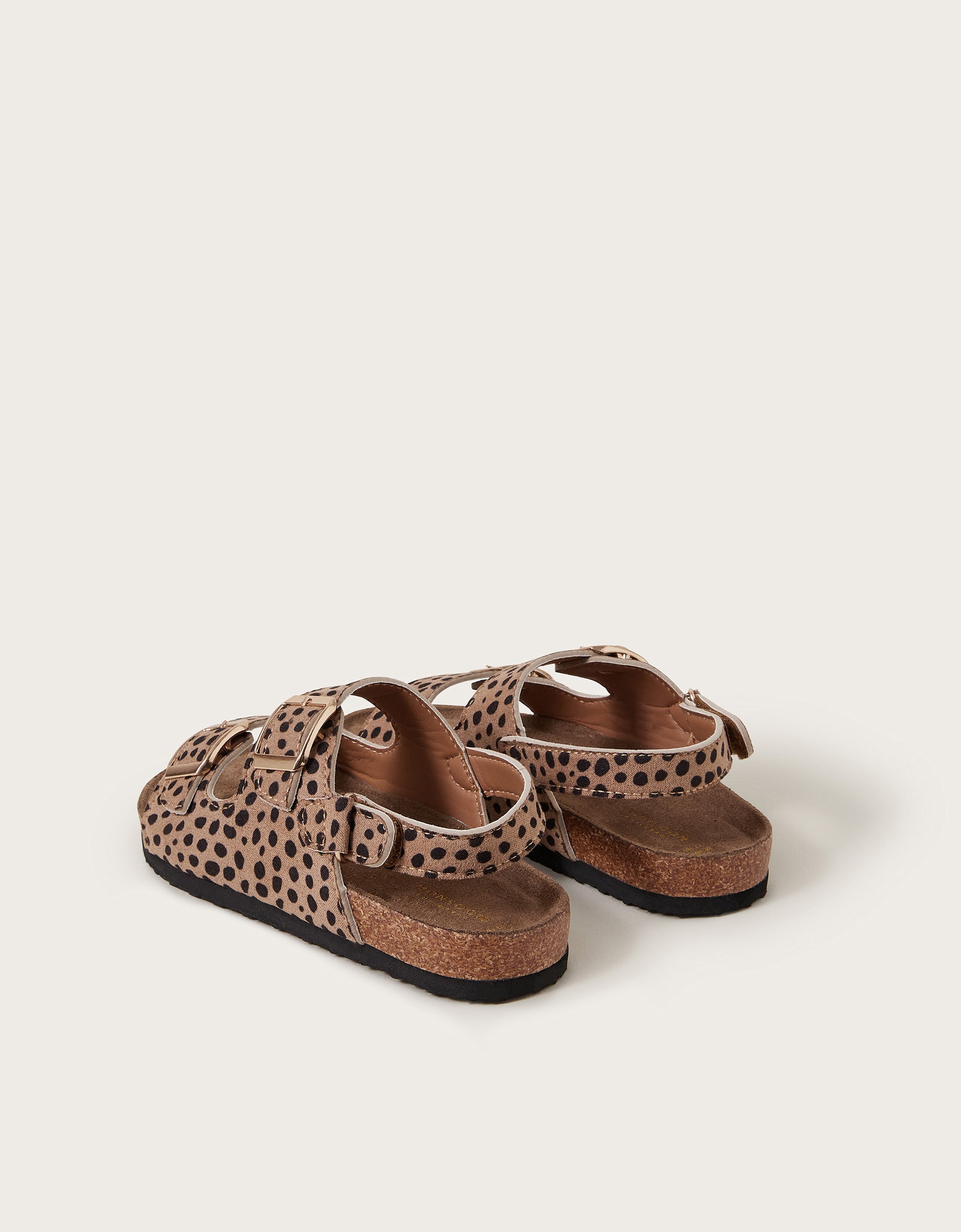 SANDALE - LEOPARD SLIDER BUCKLE