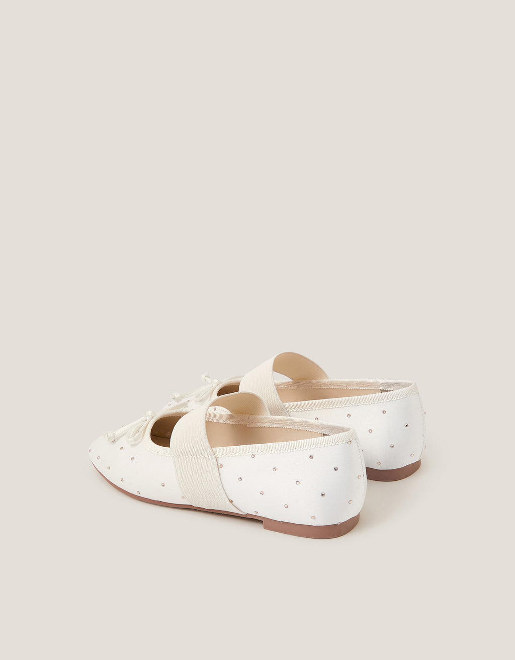 BALETANKE - IVORY DIAMANTE BALLERINA