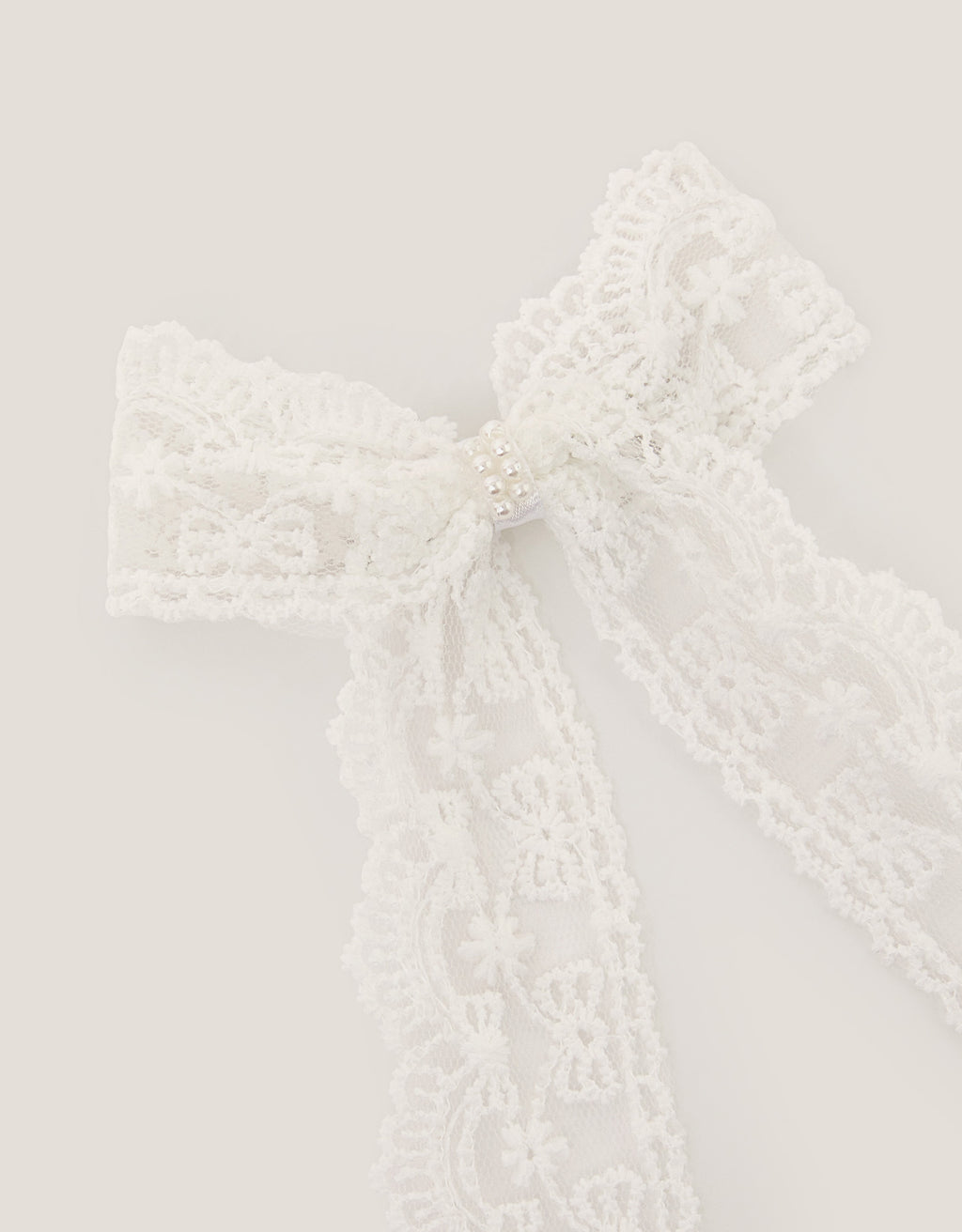 MASNA ZA KOSU - LACEY LONG TIE BOW CLIP