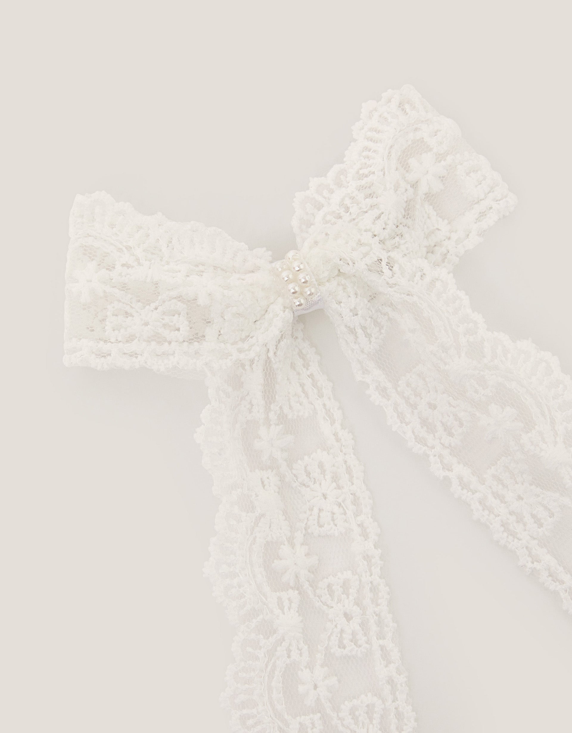 MASNA ZA KOSU - LACEY LONG TIE BOW CLIP