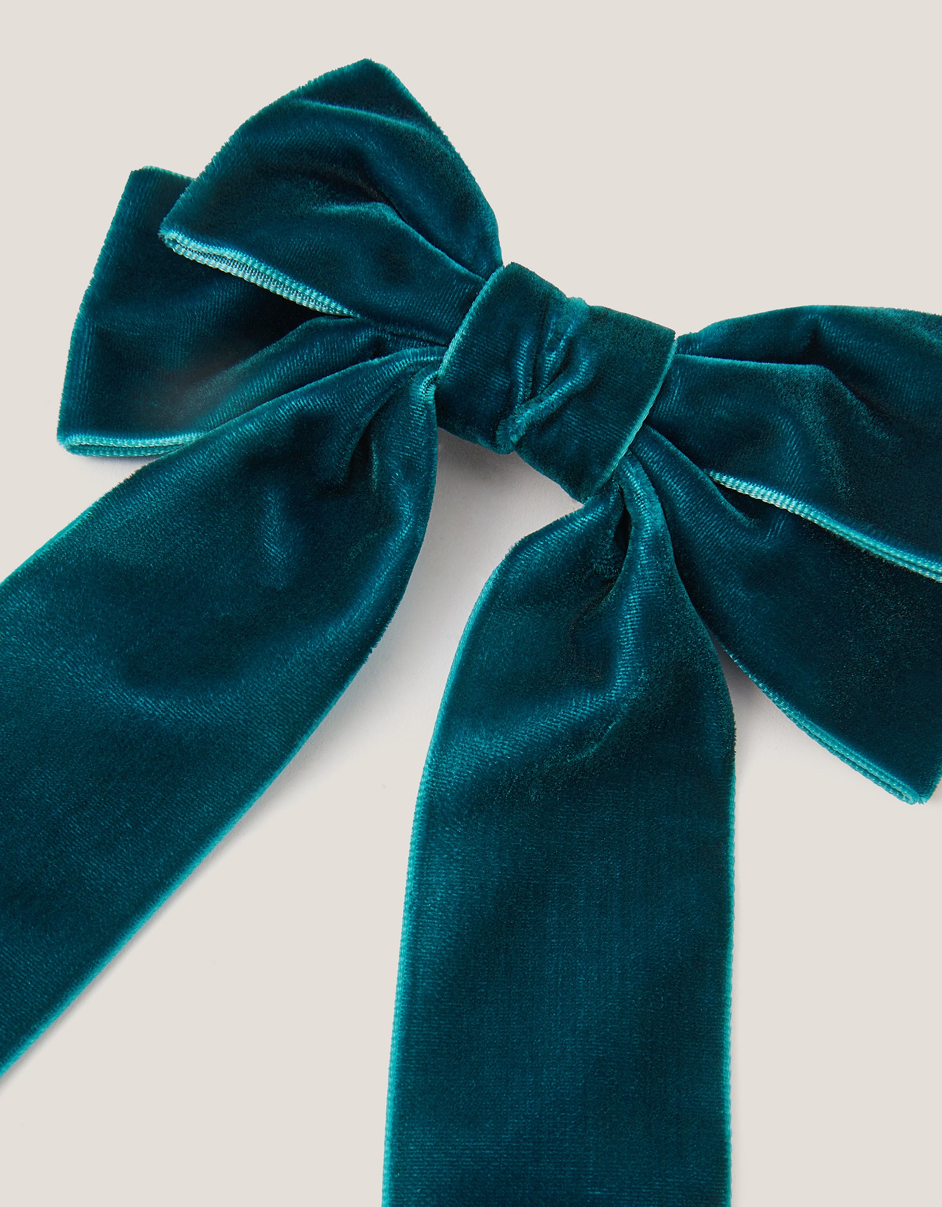 MASNA ZA KOSU - VELVET RIBBON BOW  CLIP