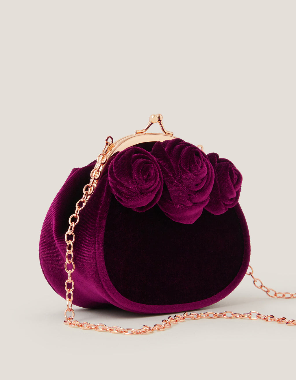 TORBA - VELVET ROSES FRAME BAG