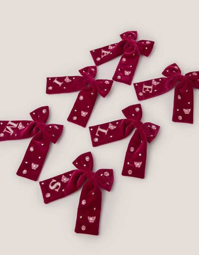 MASNA ZA KOSU - INITIAL BOW HAIR CLIP