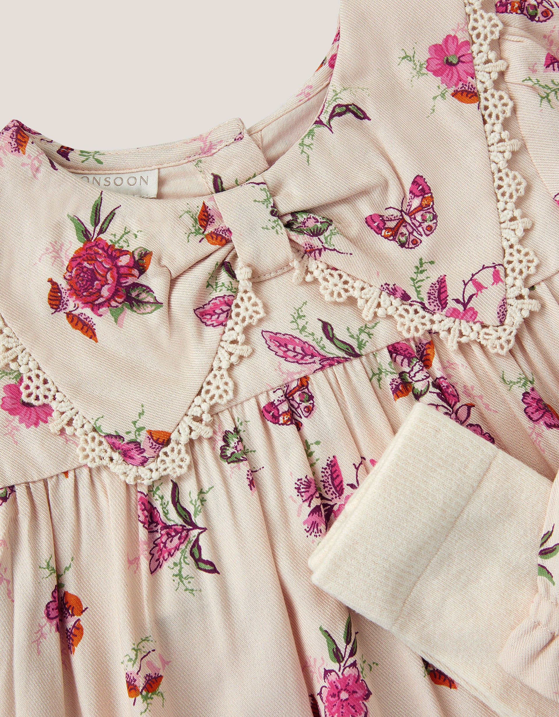 HALJINA - BUTTERFLY VISCOSE DRESS