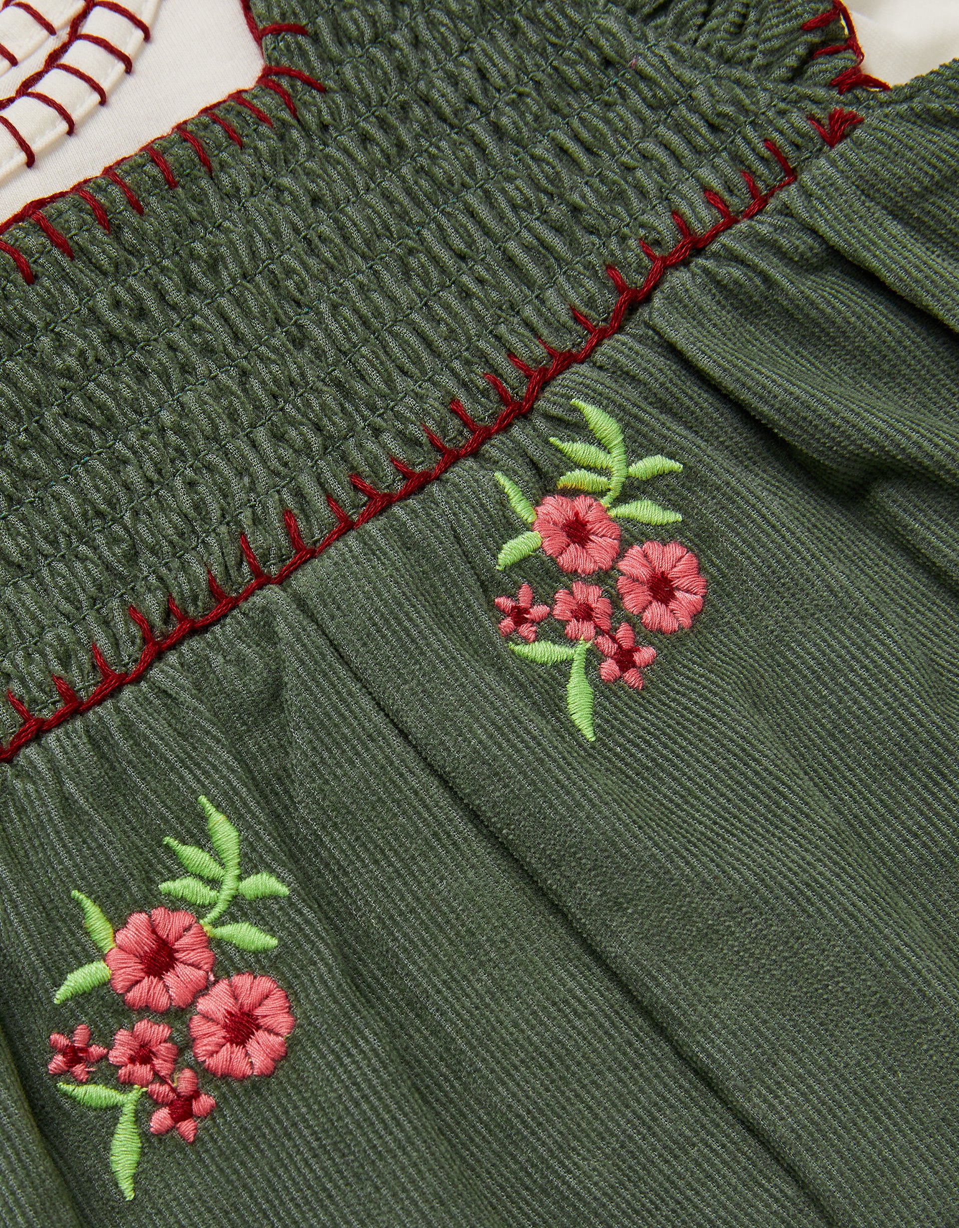 SET - CORD DUNGAREE/ TEE SET