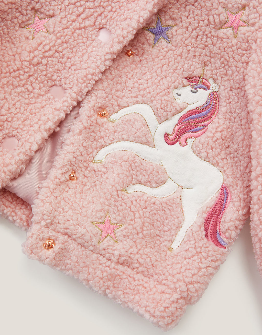 DUKS - BABY UNICORN BORG HOODY