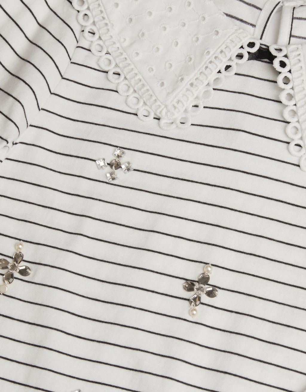 MAJICA - COLLAR STRIPE TSHIRT LS