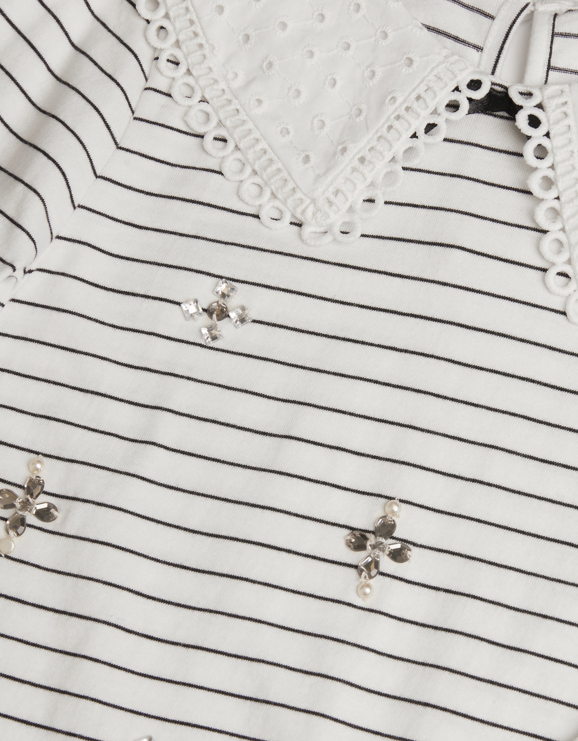 MAJICA - COLLAR STRIPE TSHIRT LS