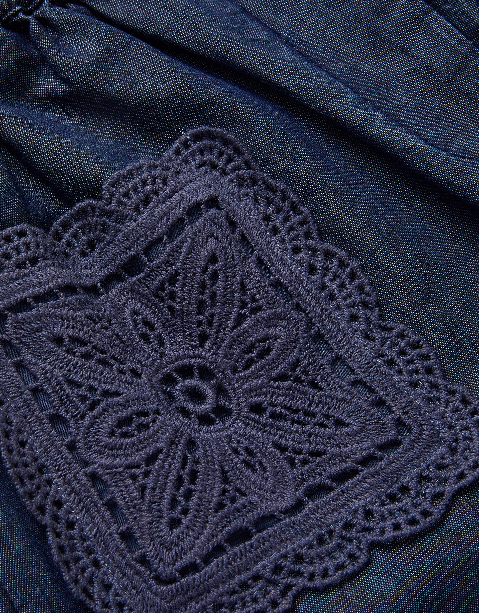 PANTALONE - DARK CHAM CROCHET TROUSER