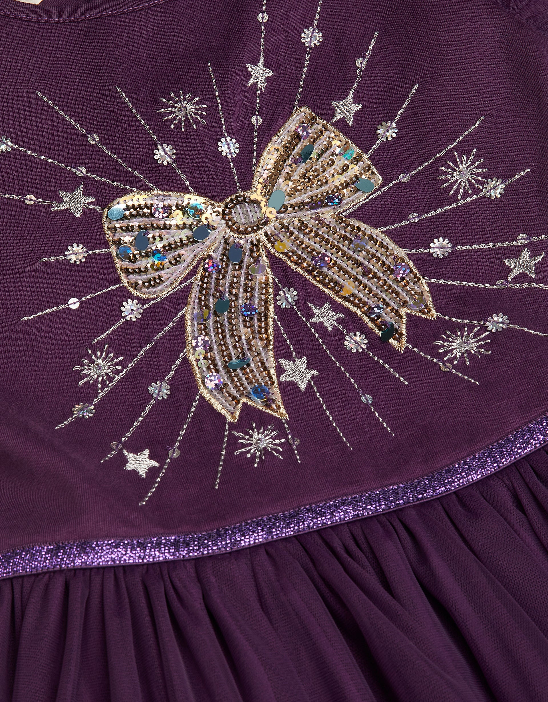 HALJINA - COSMIC BOW DISCO DRESS