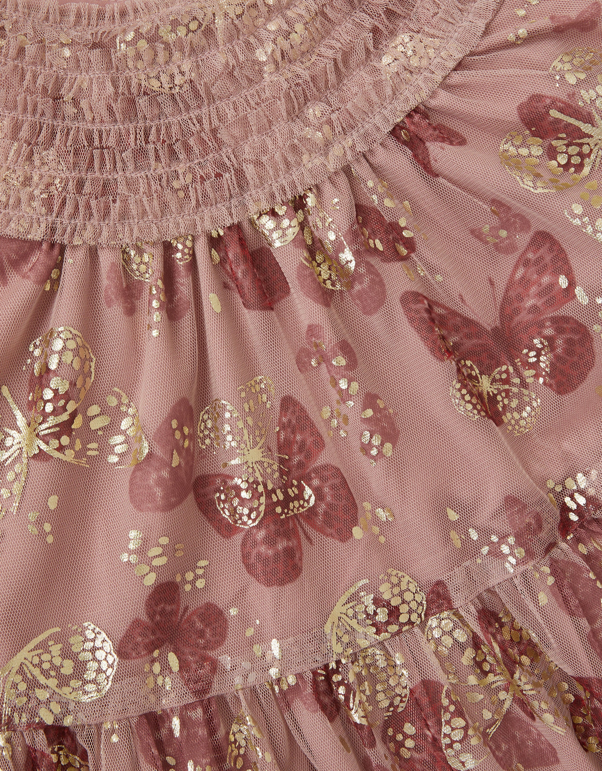 HALJINA - BUTTERFLY FOIL PRINT DRES