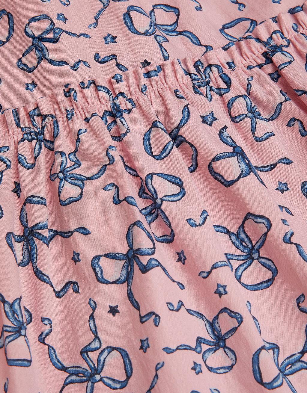 HALJINA - EPP STARRY BOW PRINT DRES