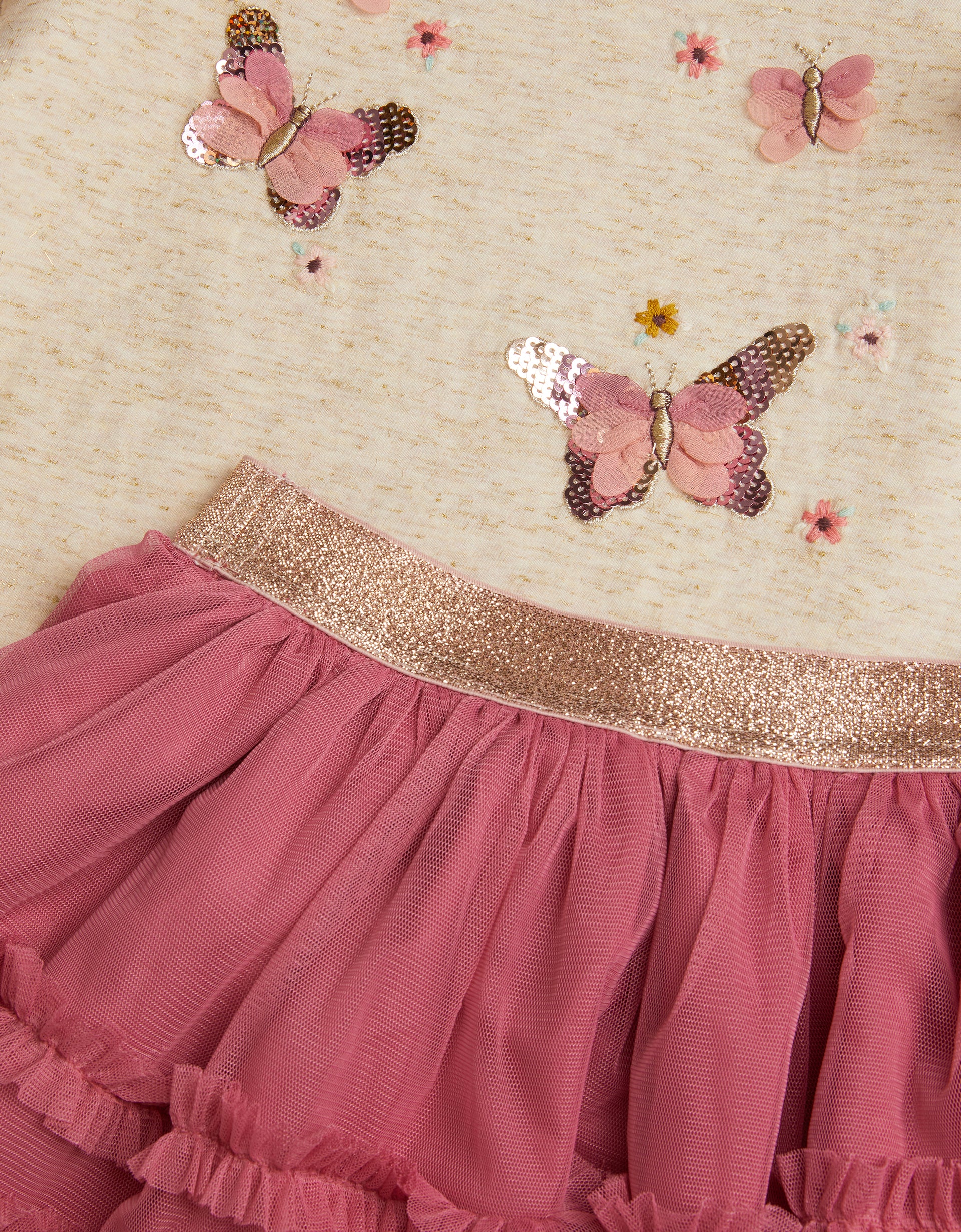 SET - BUTTERFLY TOP AND SKIRT
