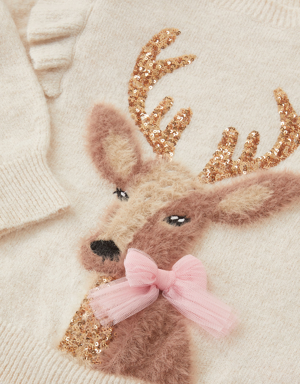 DŽEMPER - XMAS DEER KNITTED JUMPER