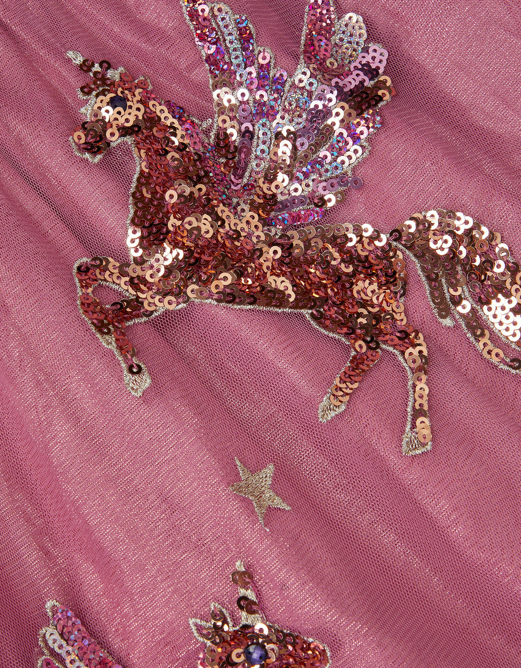 HALJINA - XMAS UNICORN TRAPEZE DRES