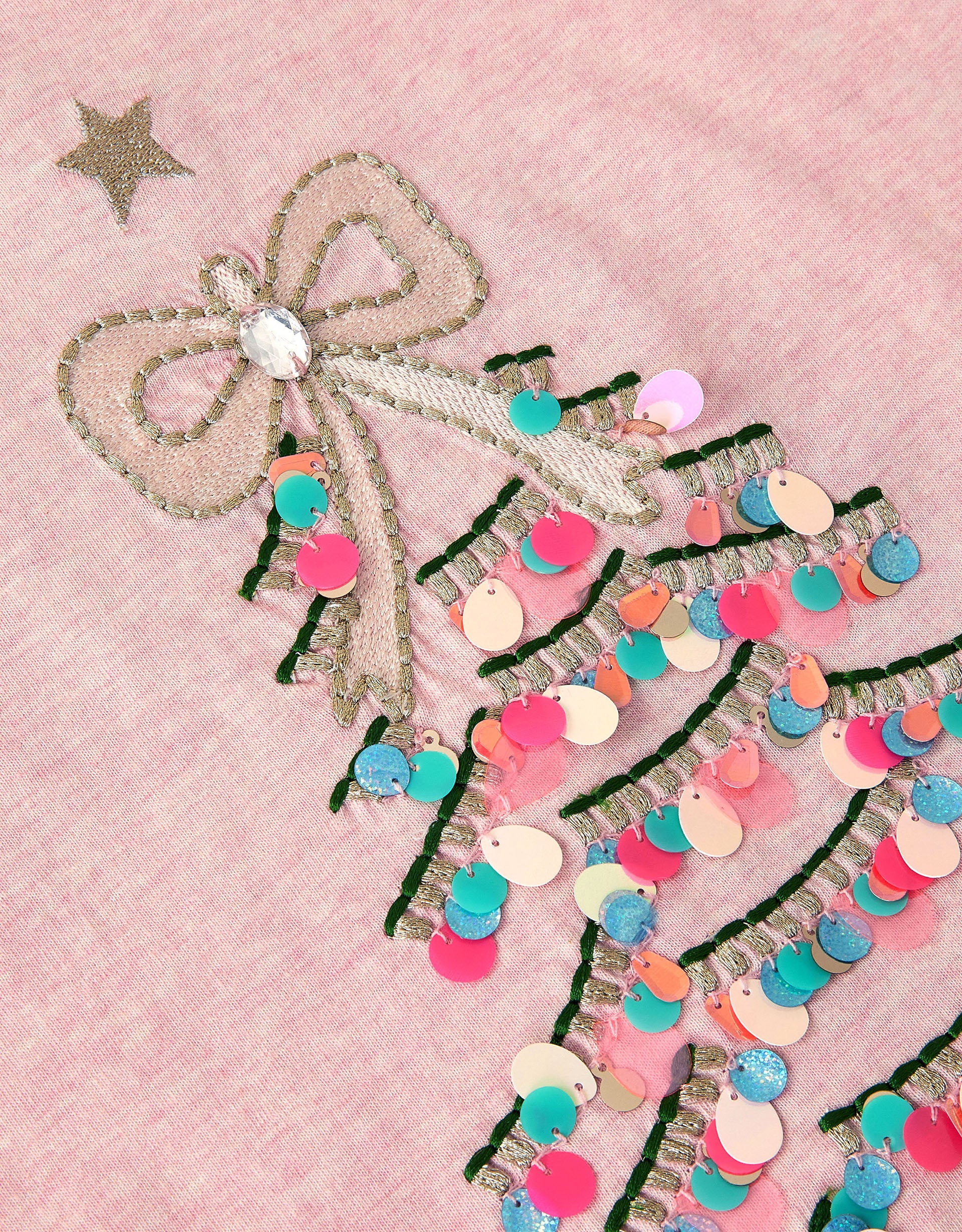 MAJICA - XMAS TREE SEQUIN MARL TSH