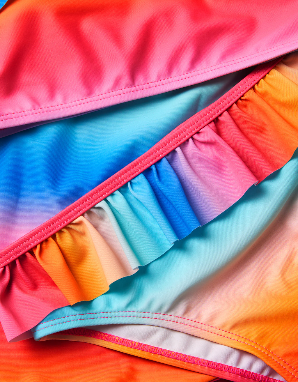 KOSTIM KOSTIM - OMBRE 3PC BIKINI W SKIRT