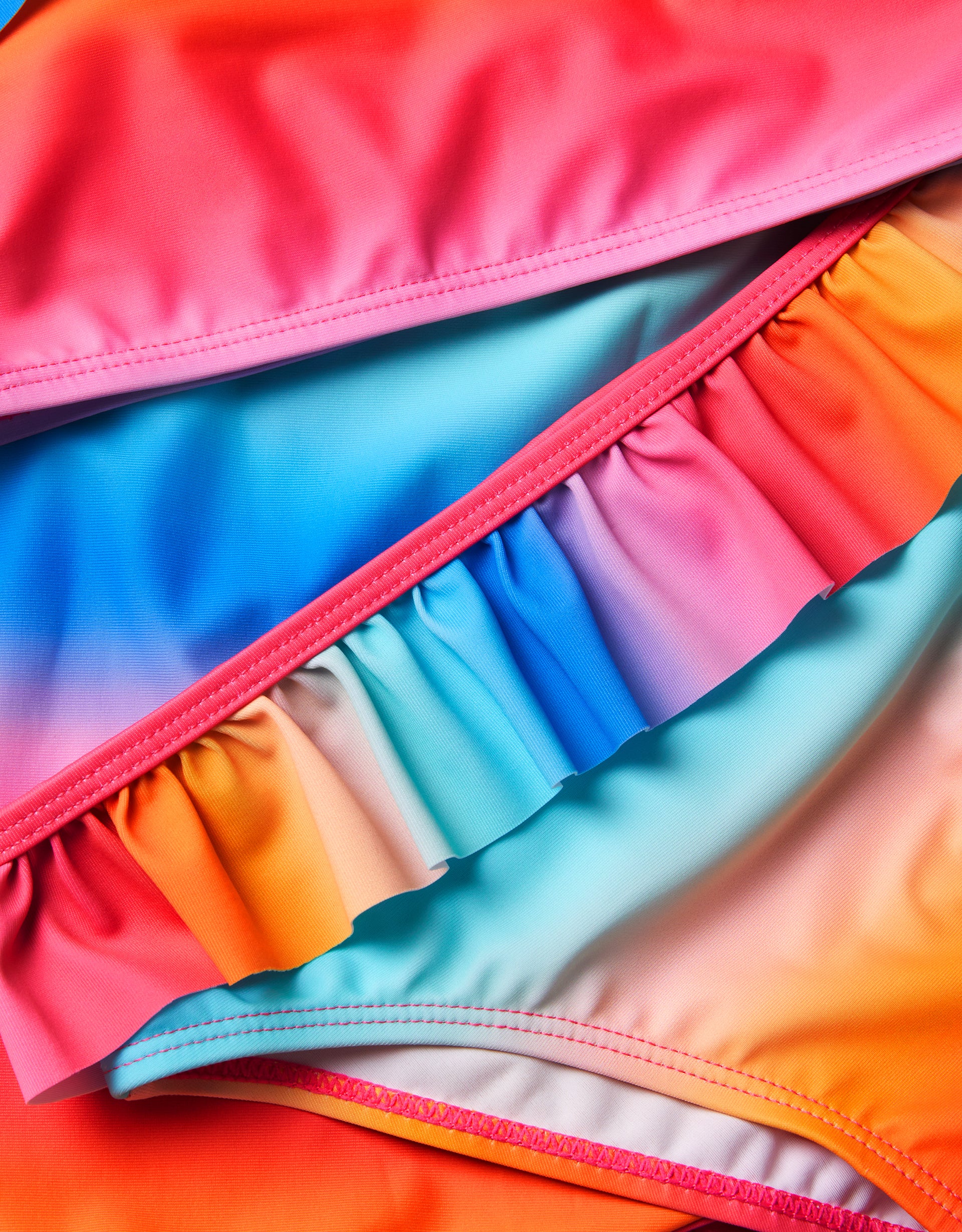 KOSTIM KOSTIM - OMBRE 3PC BIKINI W SKIRT
