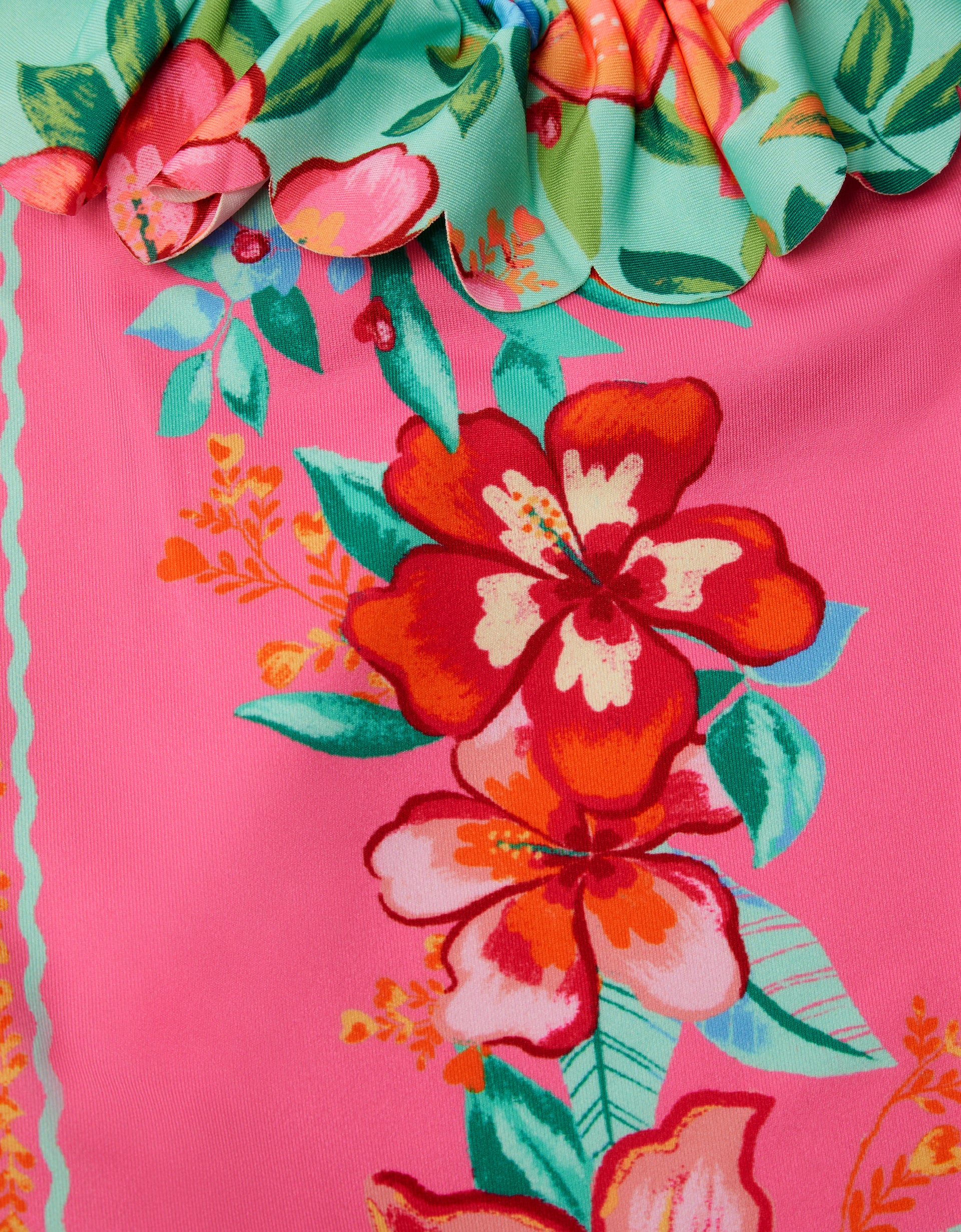 KUPACI KOSTIM  - VINTAGE FLORAL SWIMSUIT