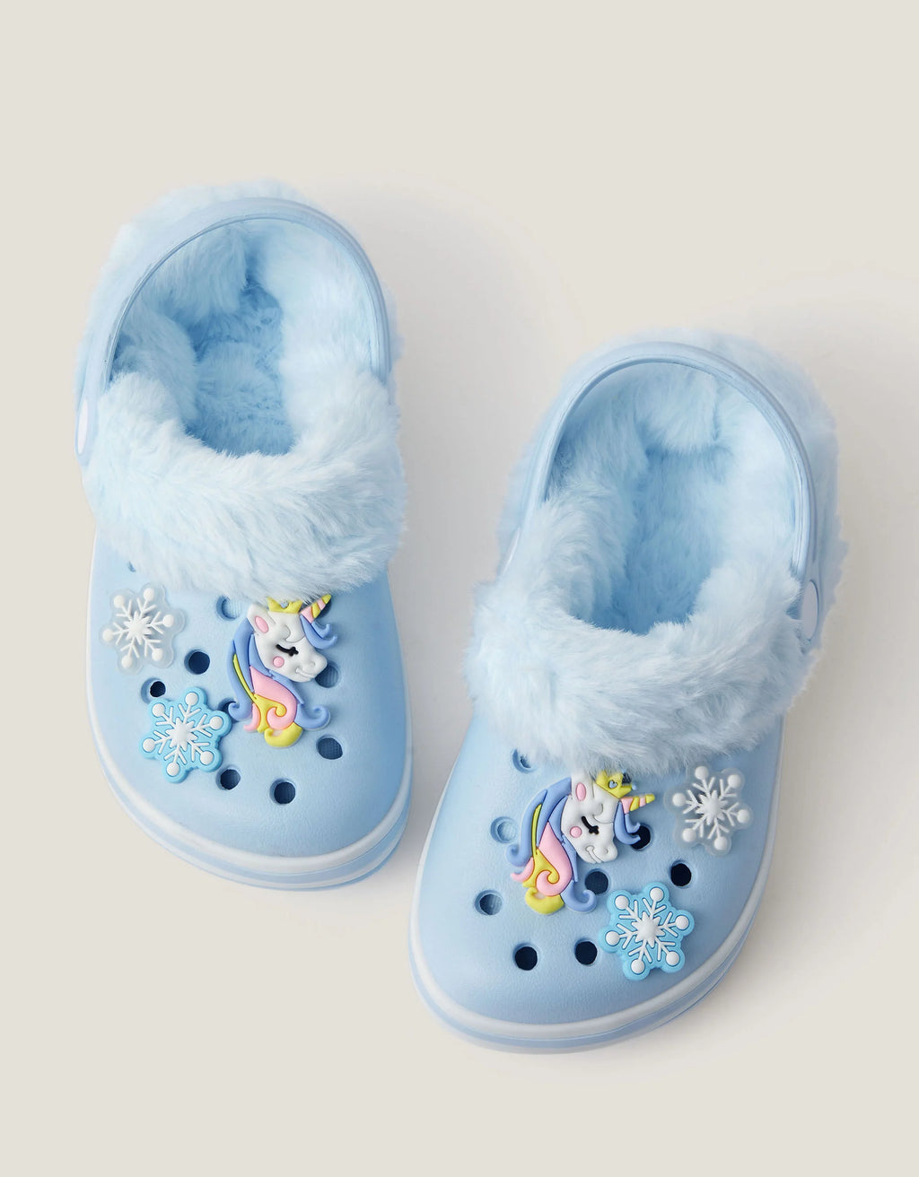 PAPUCE - FLUFFY ICY UNICORN CLOG