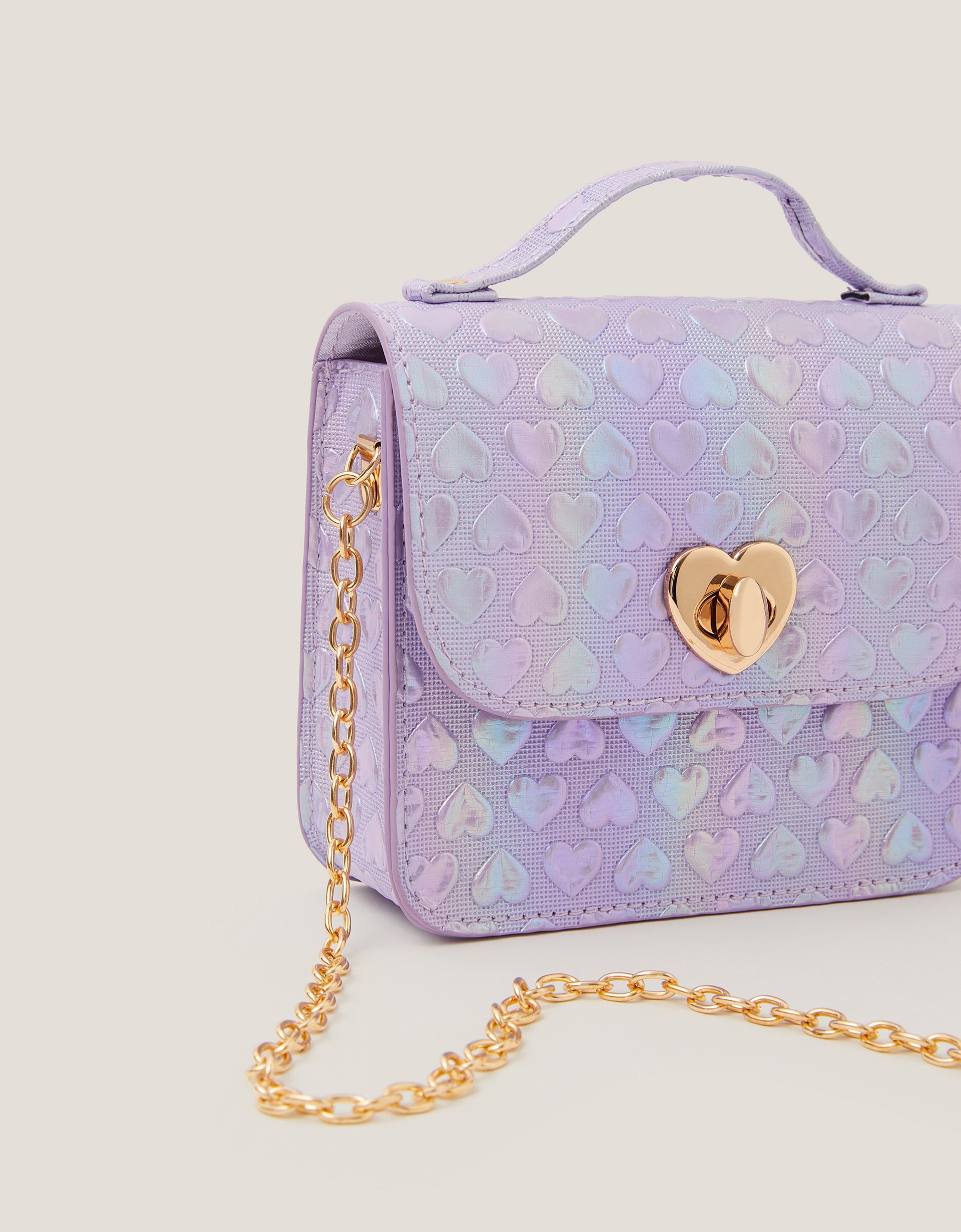 TORBA - RAINBOW HEART SATCHEL BAG